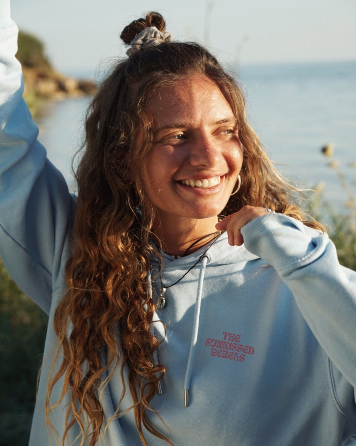 A Good Day Hoodie - Blue Sky