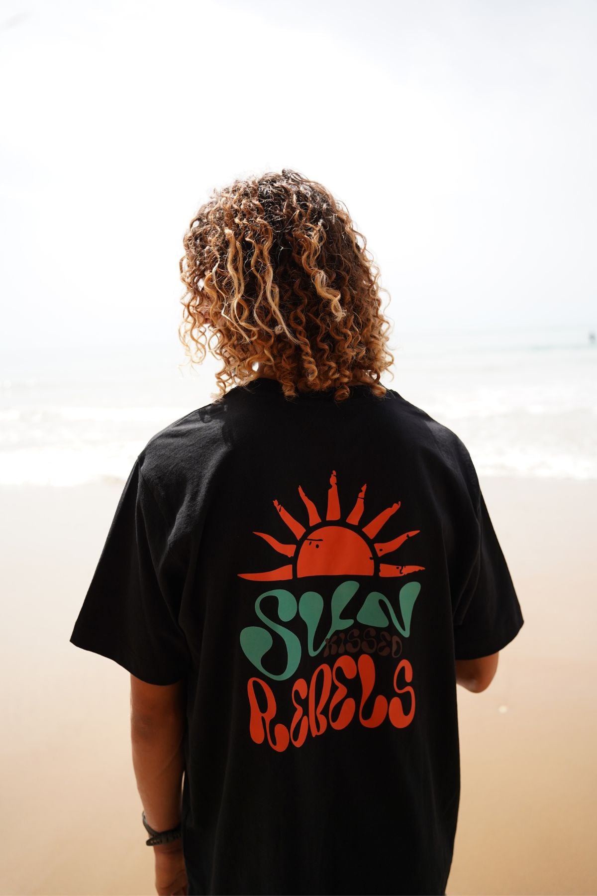 The Sunkissed Rebels Oversized T-Shirt - Black