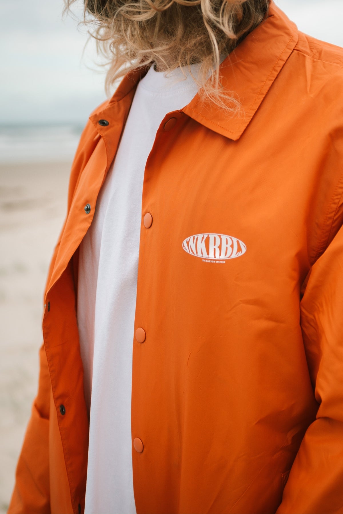 Coach Jacket - Flame Orange