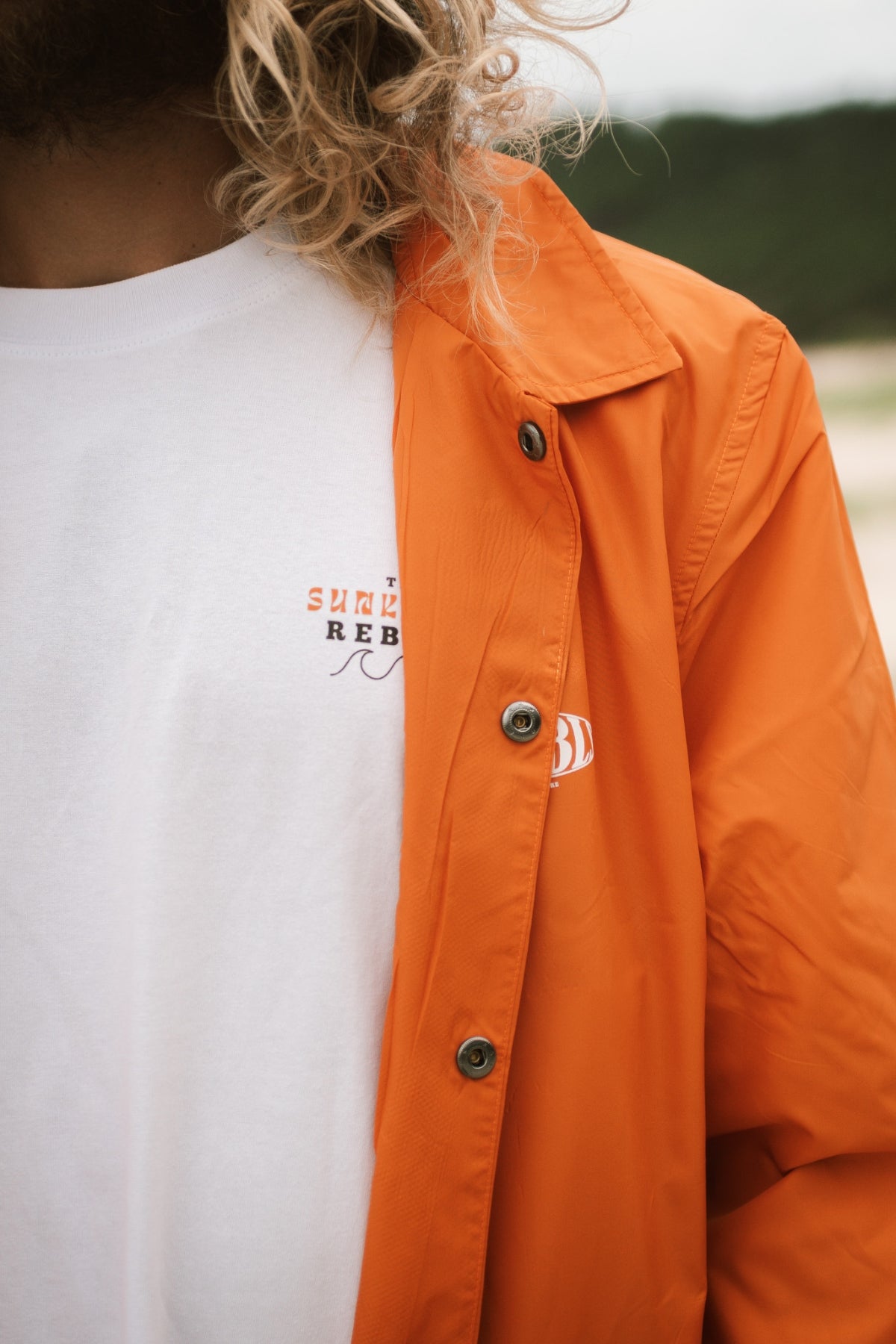 Coach Jacket - Flame Orange