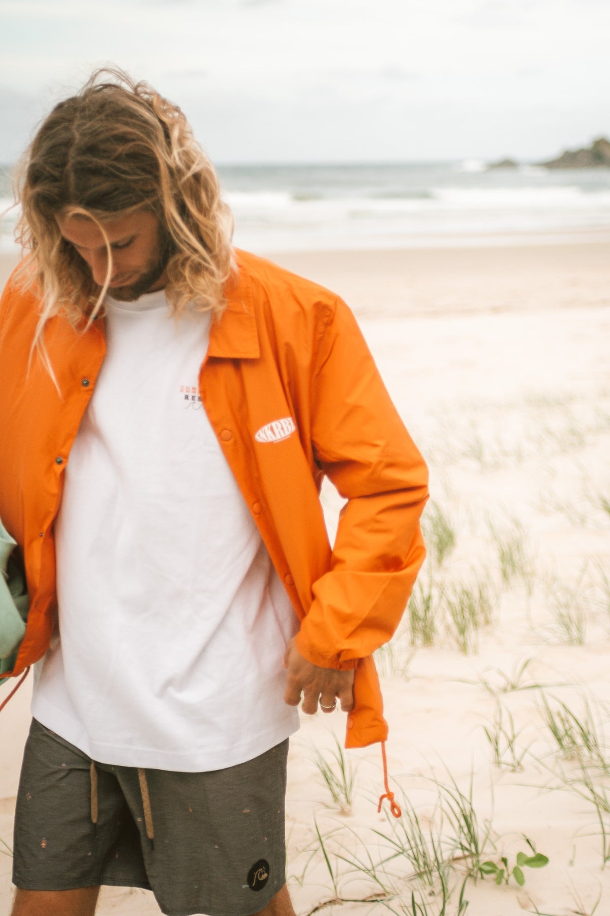 Coach Jacket - Flame Orange