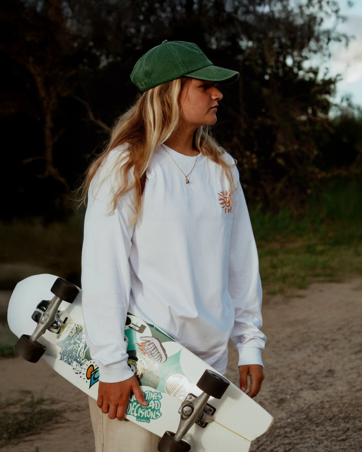 Everyday Good Day Longsleeve - White