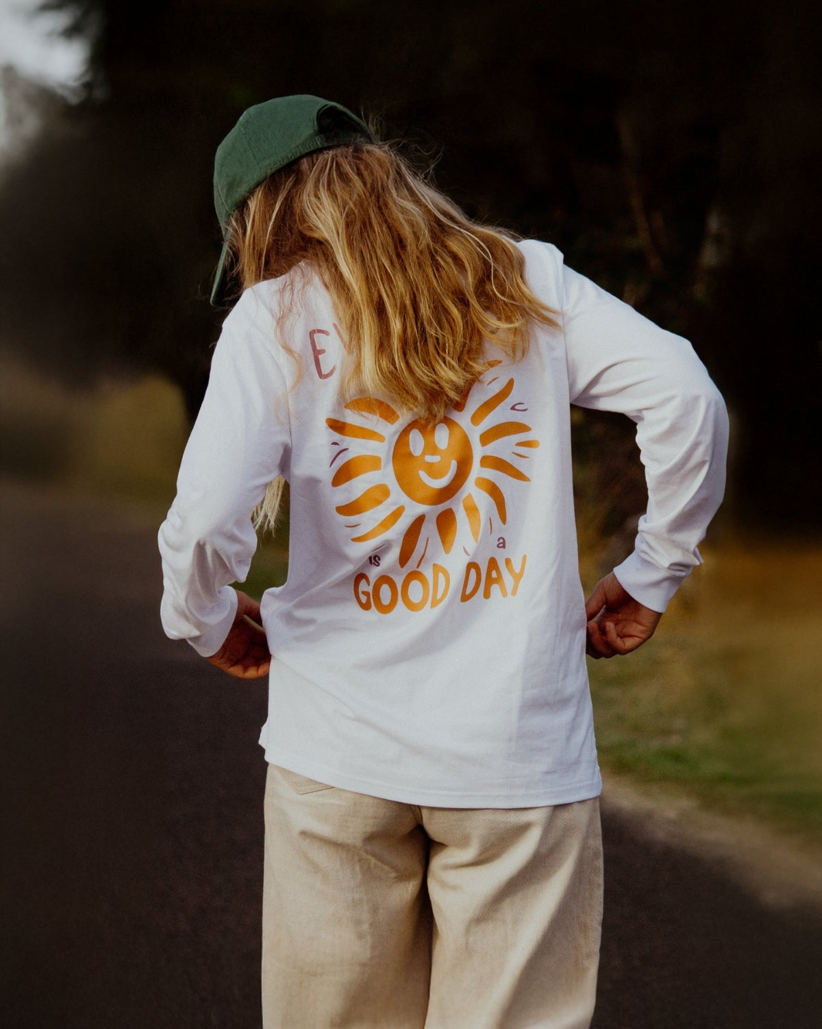 Everyday Good Day Longsleeve - White
