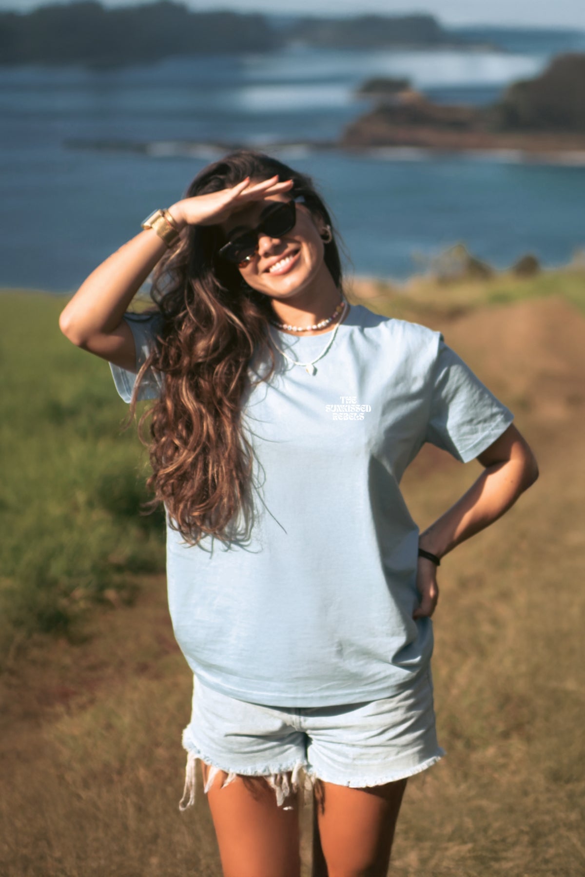 A Good Day T-Shirt - Blue Sky