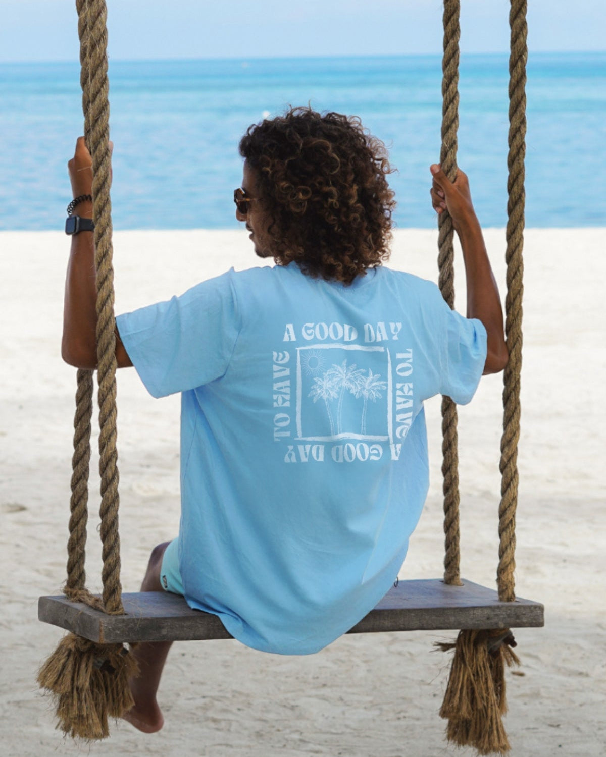 A Good Day T-Shirt - Blue Sky