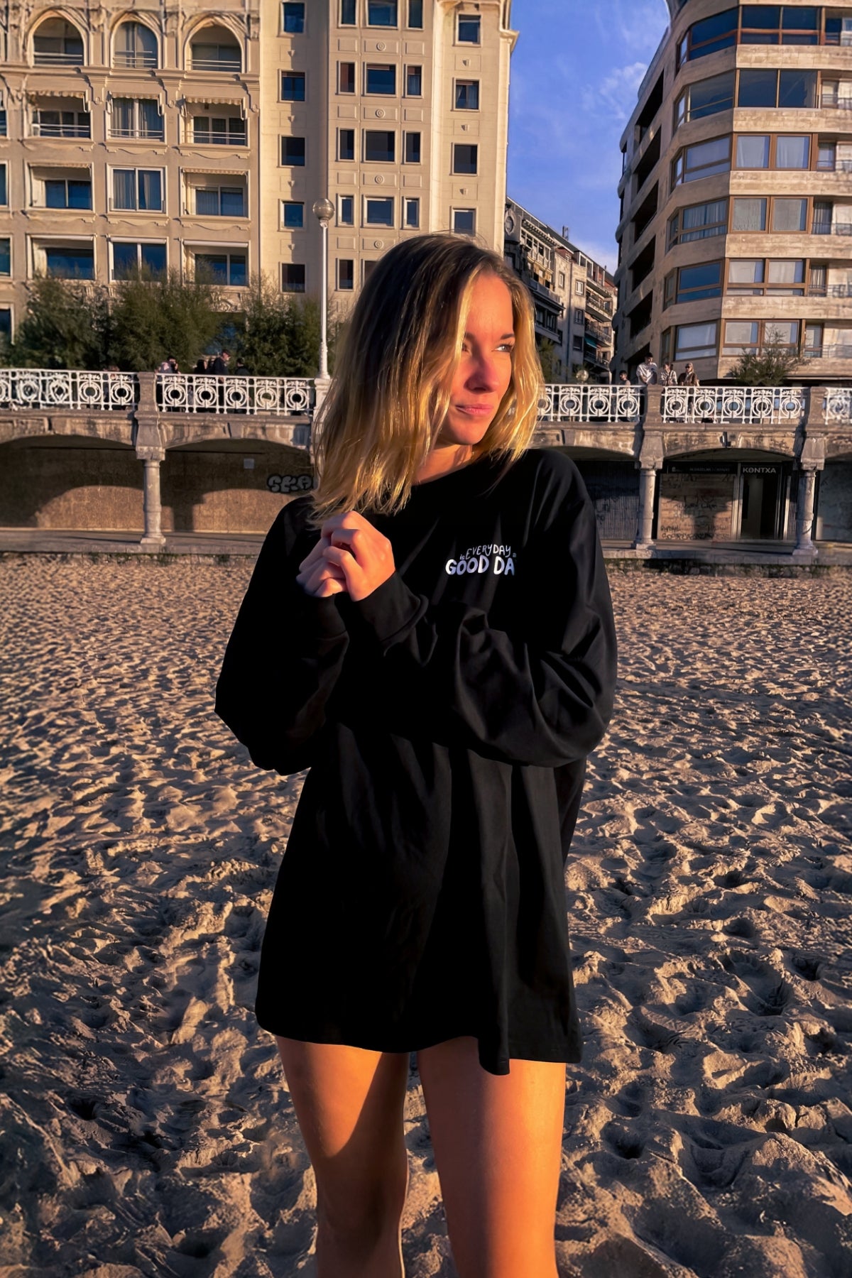 Everyday Good Day Longsleeve - Black