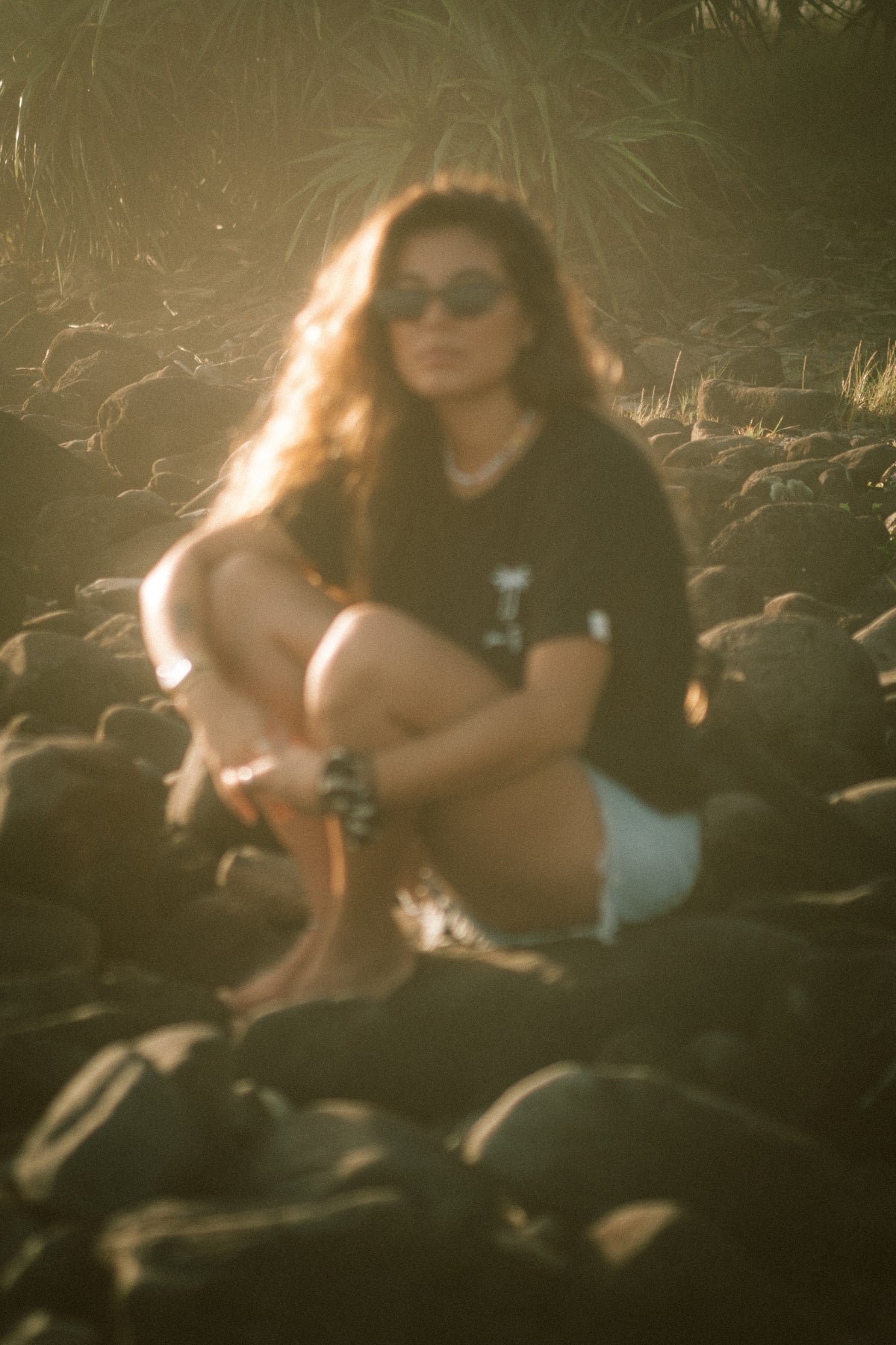 Sun Society Short T-Shirt - Black