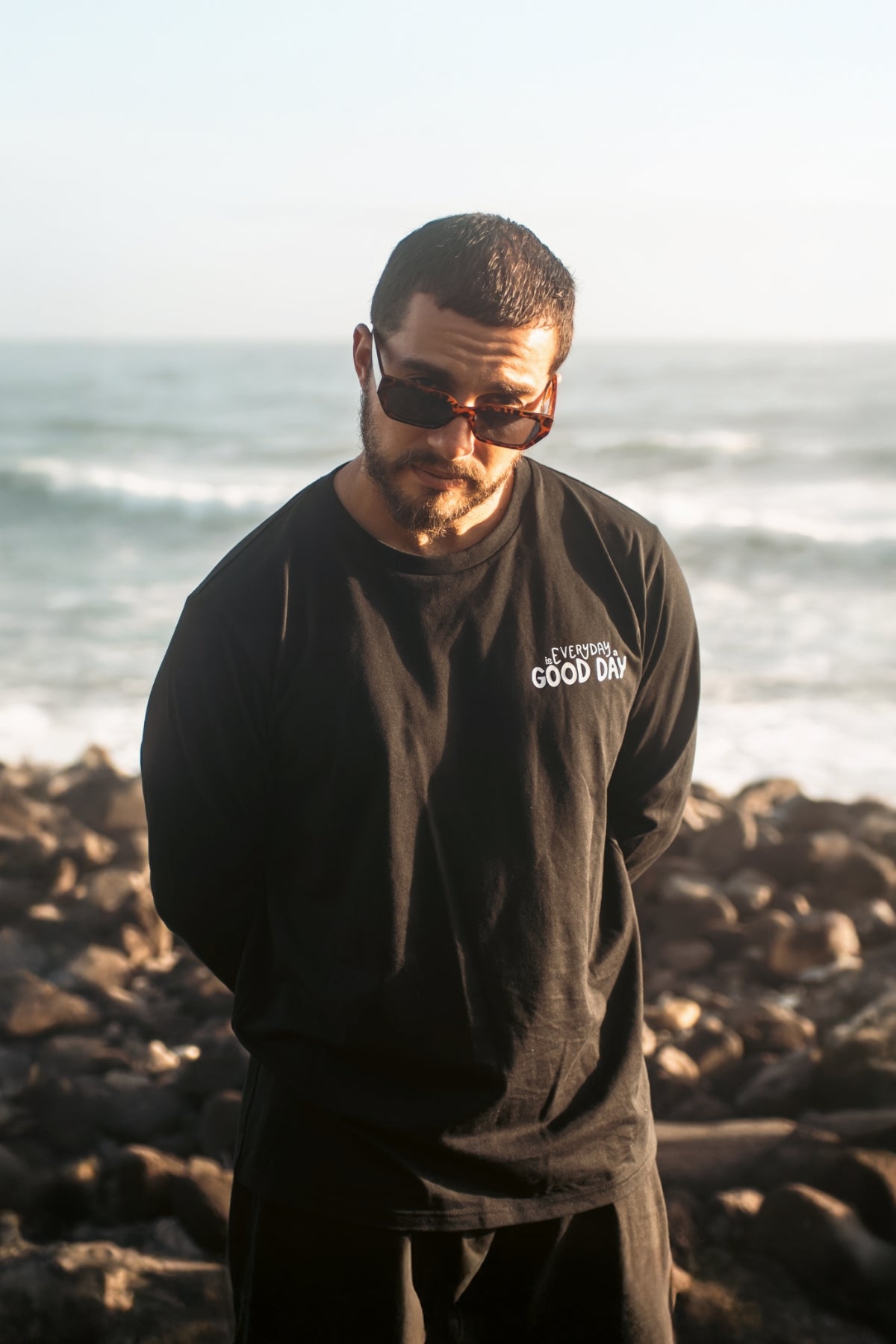 Everyday Good Day Longsleeve - Black