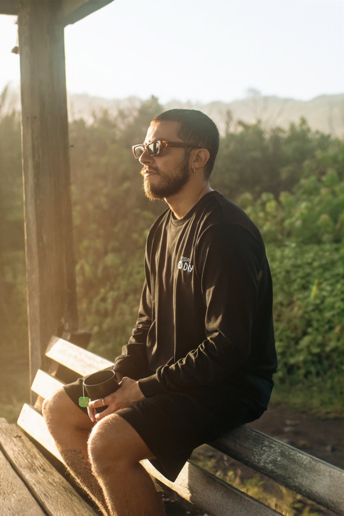 Everyday Good Day Longsleeve - Black