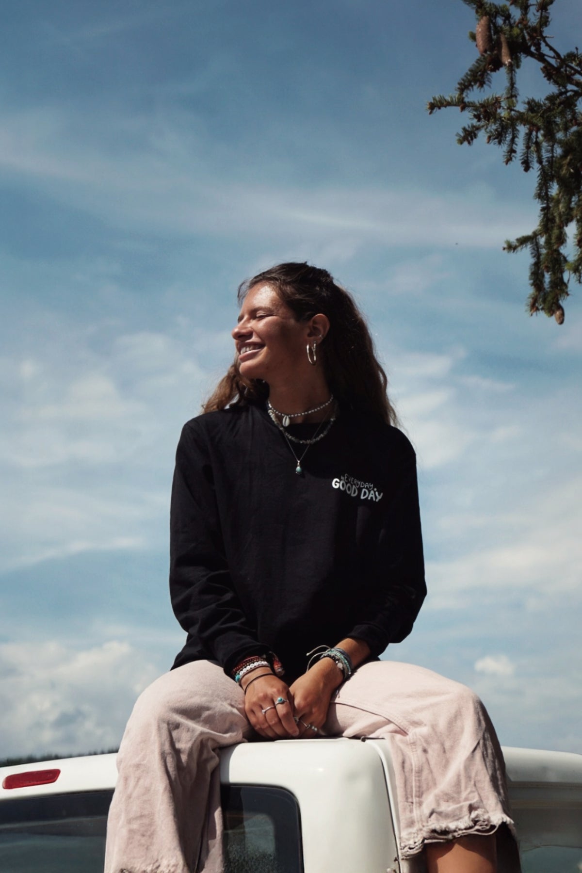 Everyday Good Day Longsleeve - Black