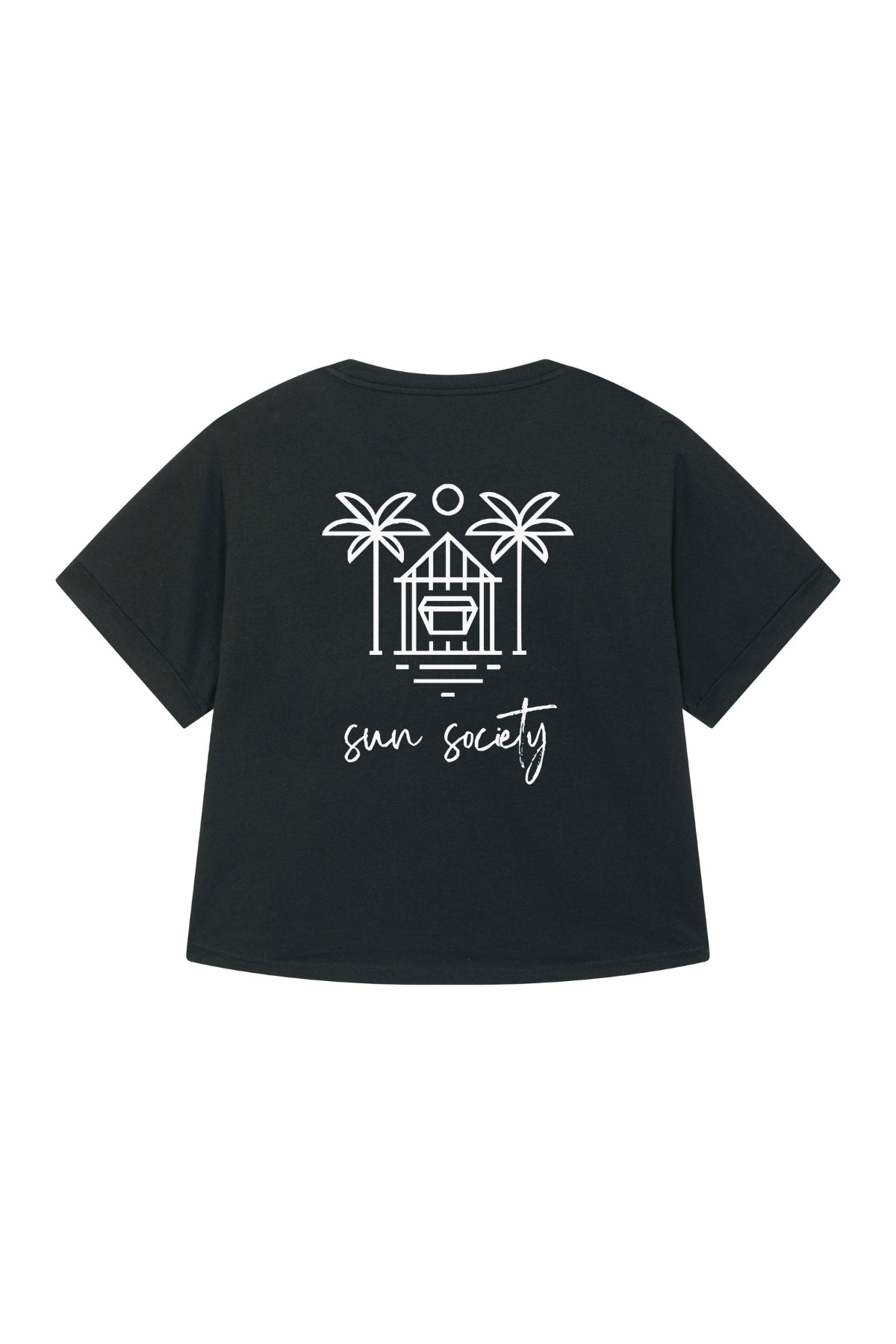 Sun Society Short T-Shirt - Black