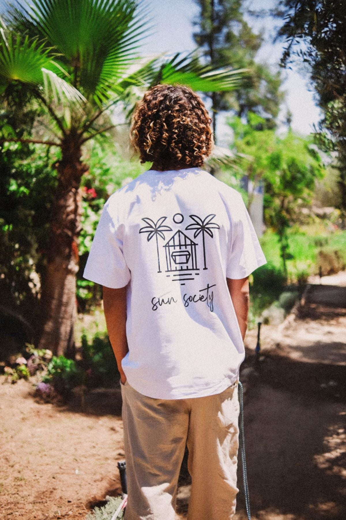 Sun Society Oversized T-Shirt - White