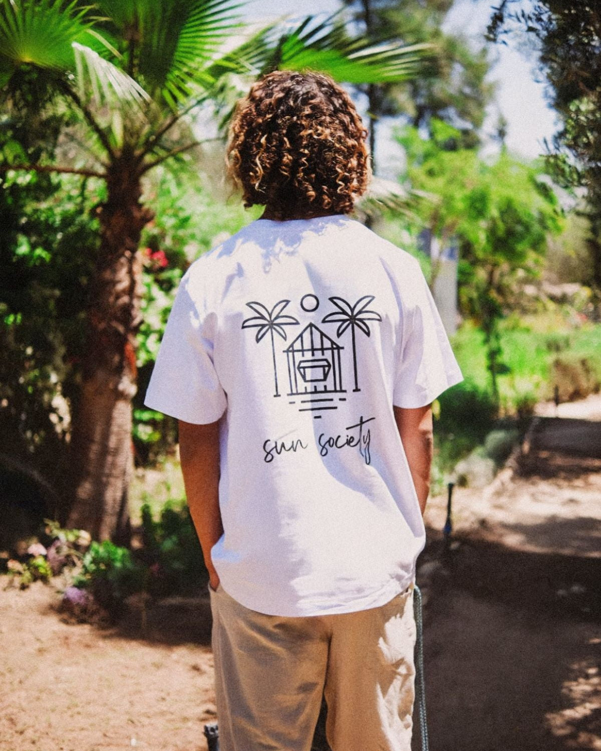 Sun Society Oversized T-Shirt - White