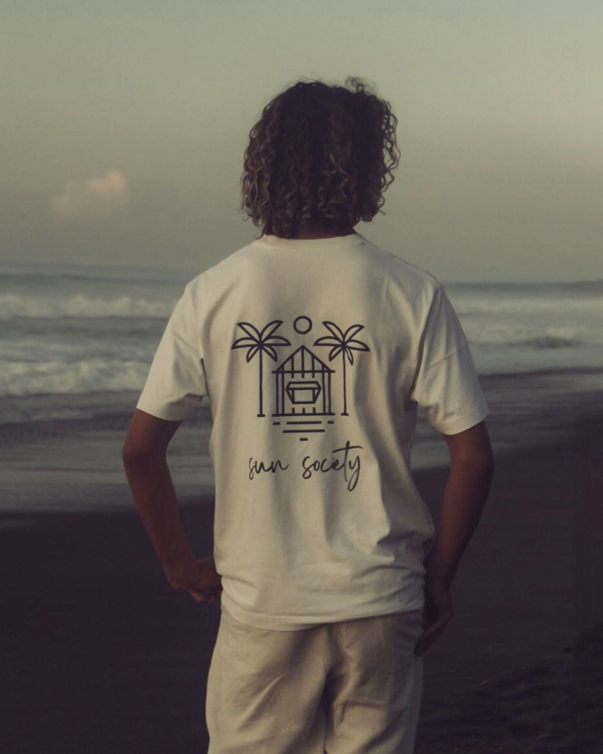 Sun Society Oversized T-Shirt - White