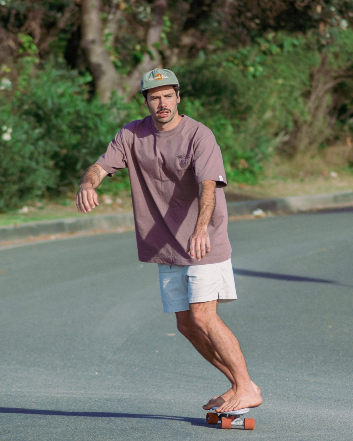 Sun Society Oversized T-Shirt - Acai