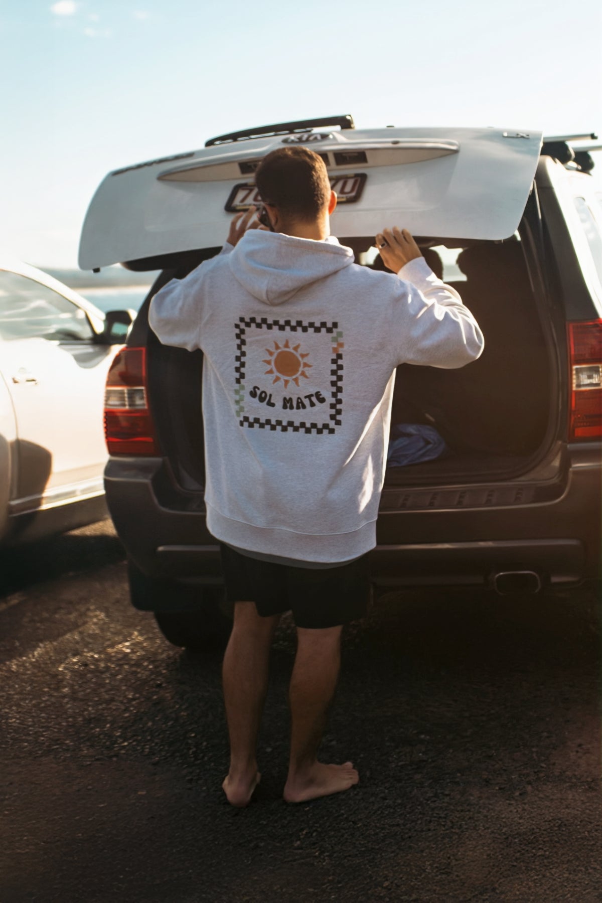 Sol Mate Hoodie - Cool Grey