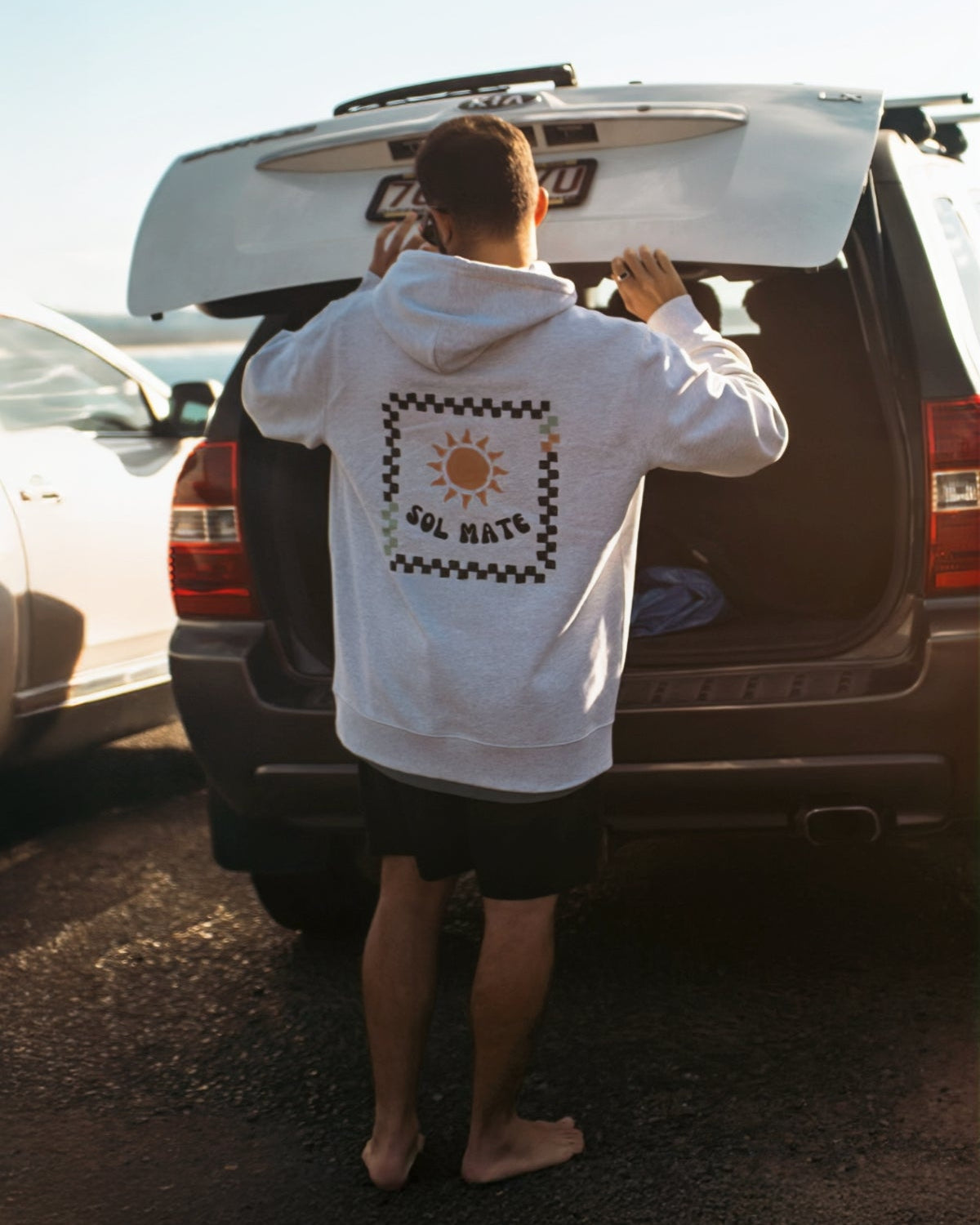 Sol Mate Hoodie - Cool Grey
