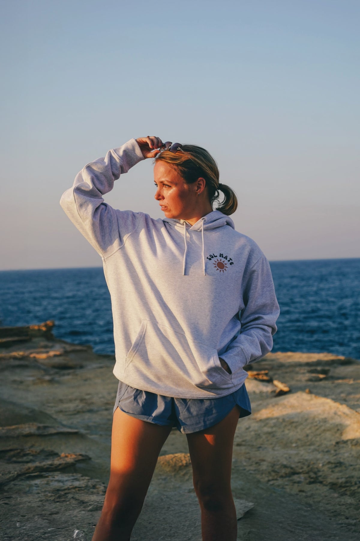 Sol Mate Hoodie - Cool Grey