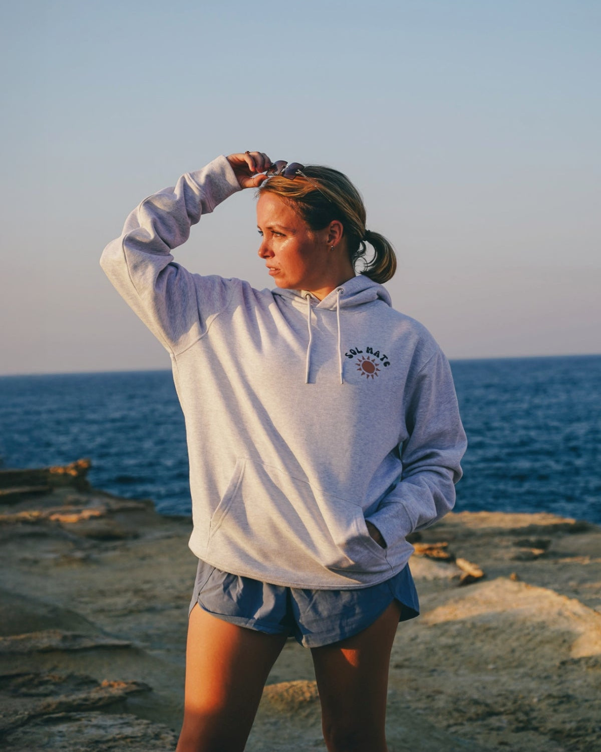 Sol Mate Hoodie - Cool Grey