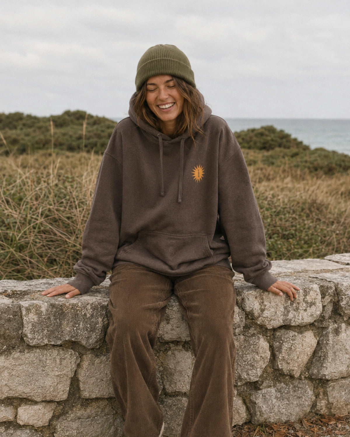 Sun Ritual Heavy Hoodie – Cocoa