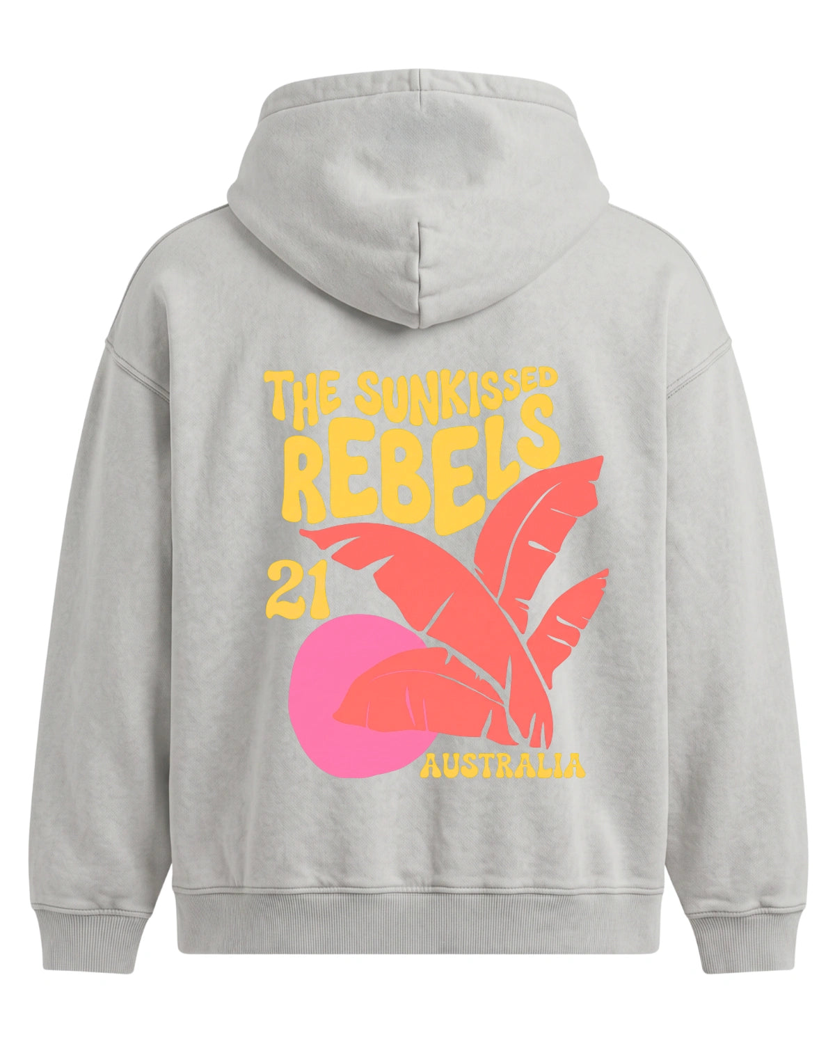 Sunkissed Rebels Heavy Hoodie – Misty Grey