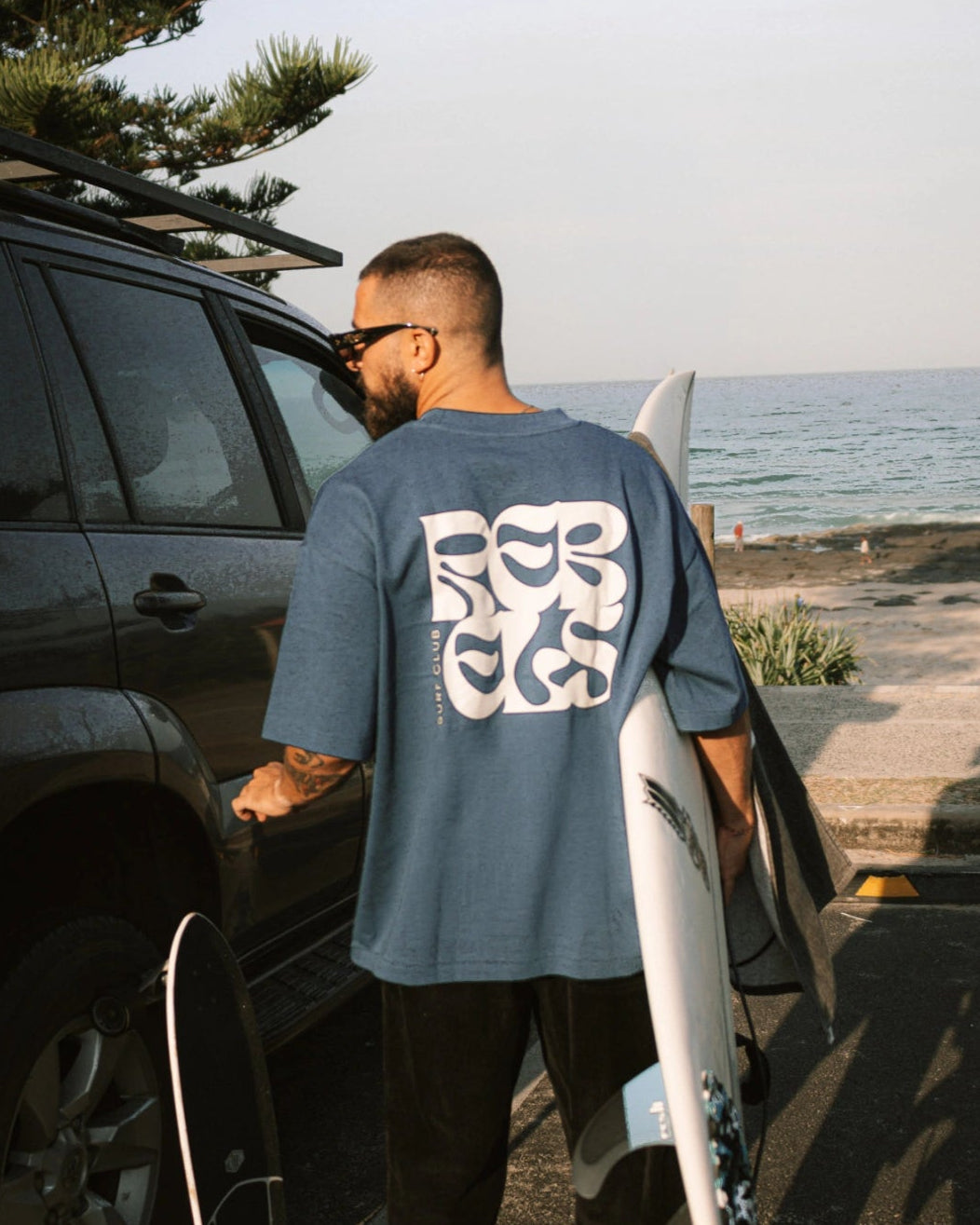 Surf Club Heavy T-Shirt - Deep Blue