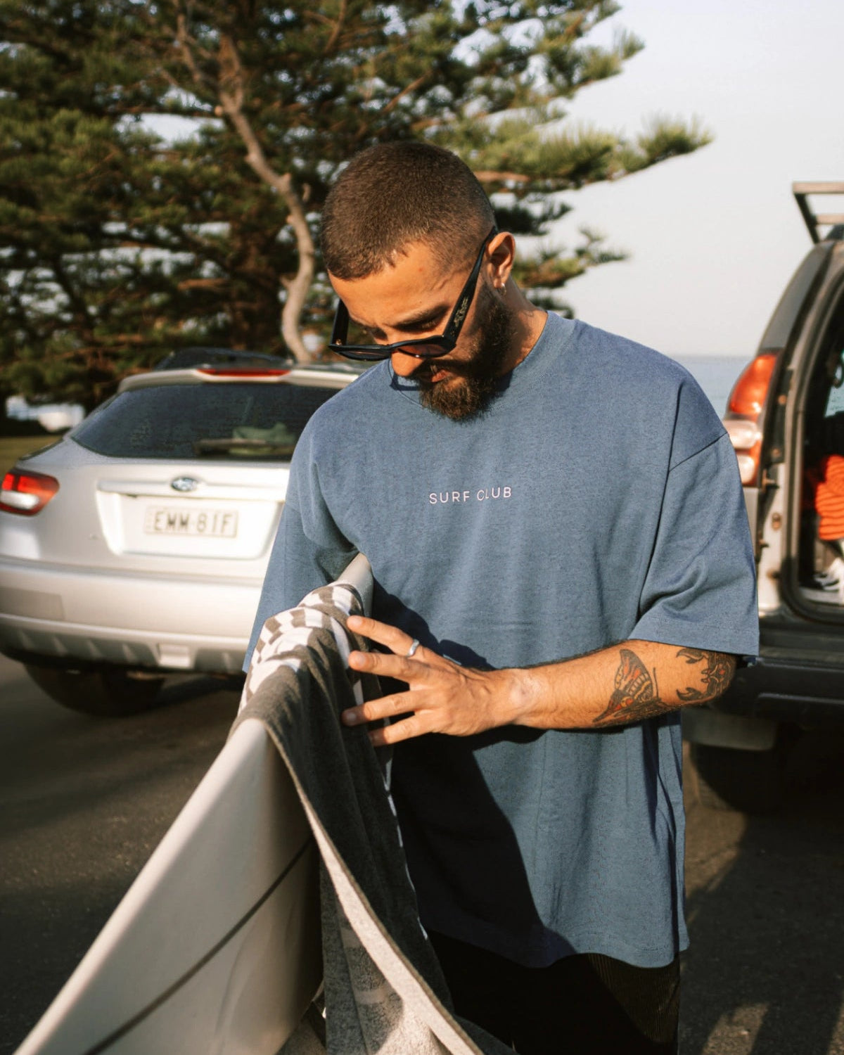 Surf Club Heavy T-Shirt - Deep Blue