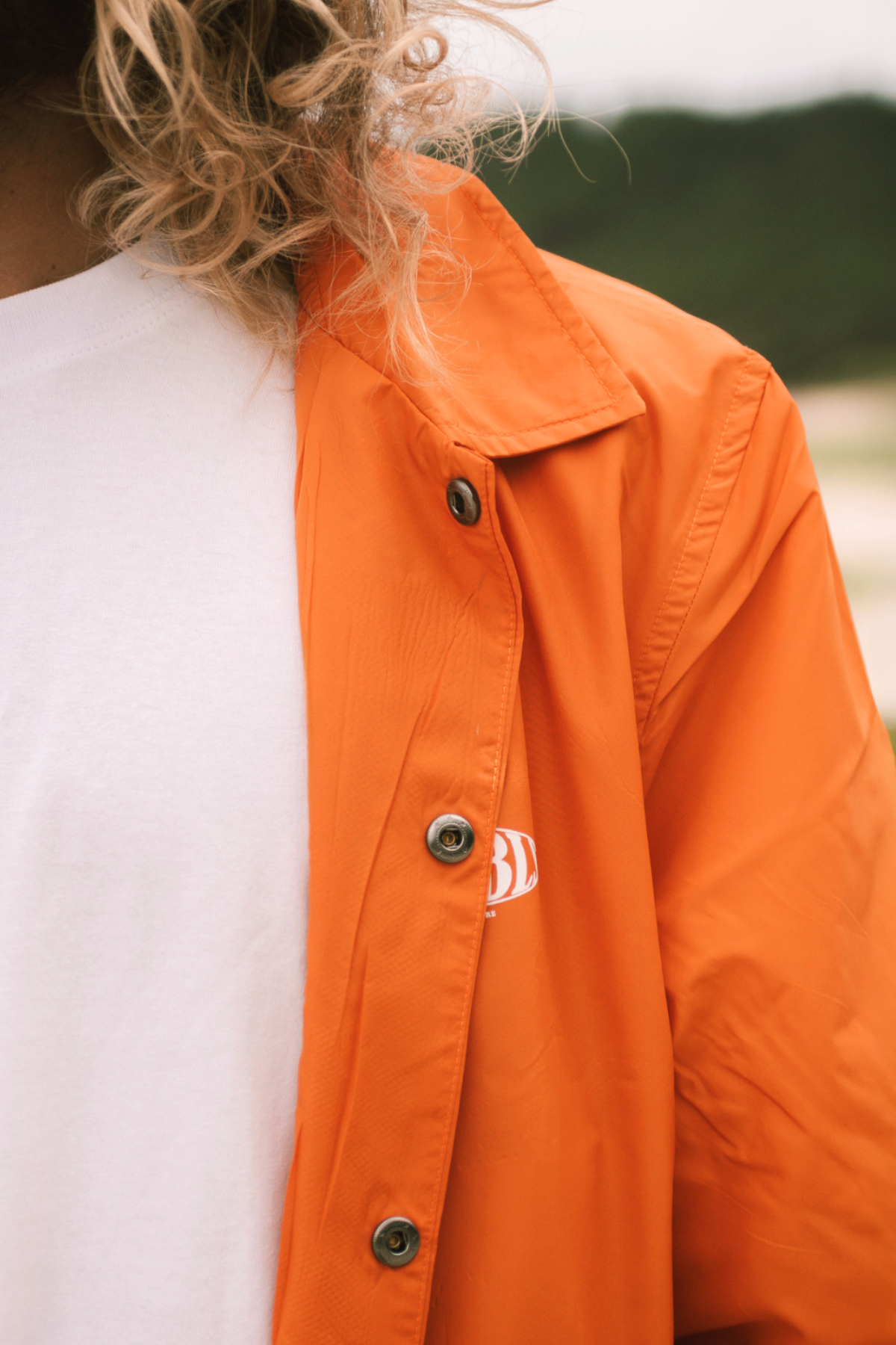 Coach Jacket - Flame Orange