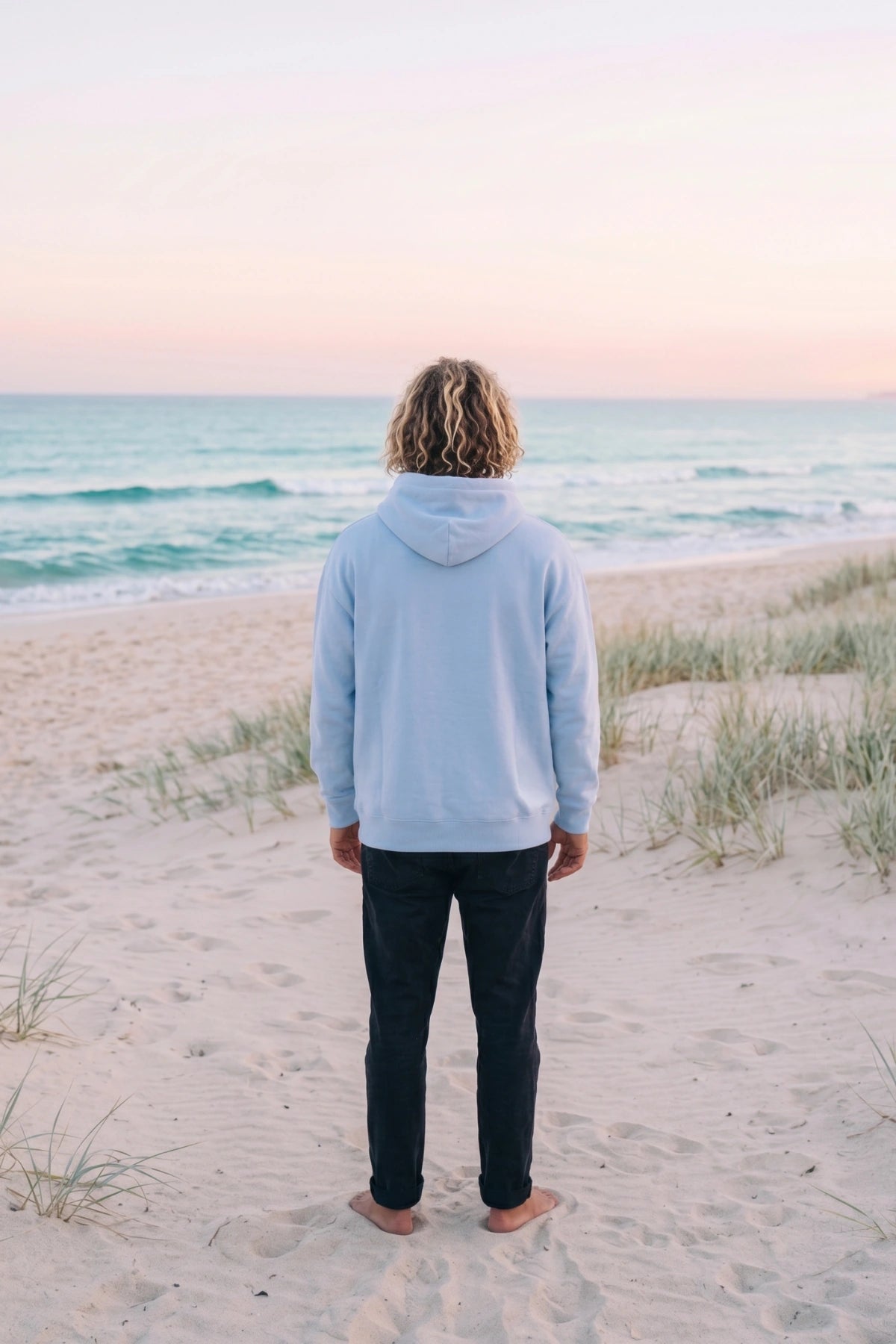 The Horizon Hoodie - Blue Soul