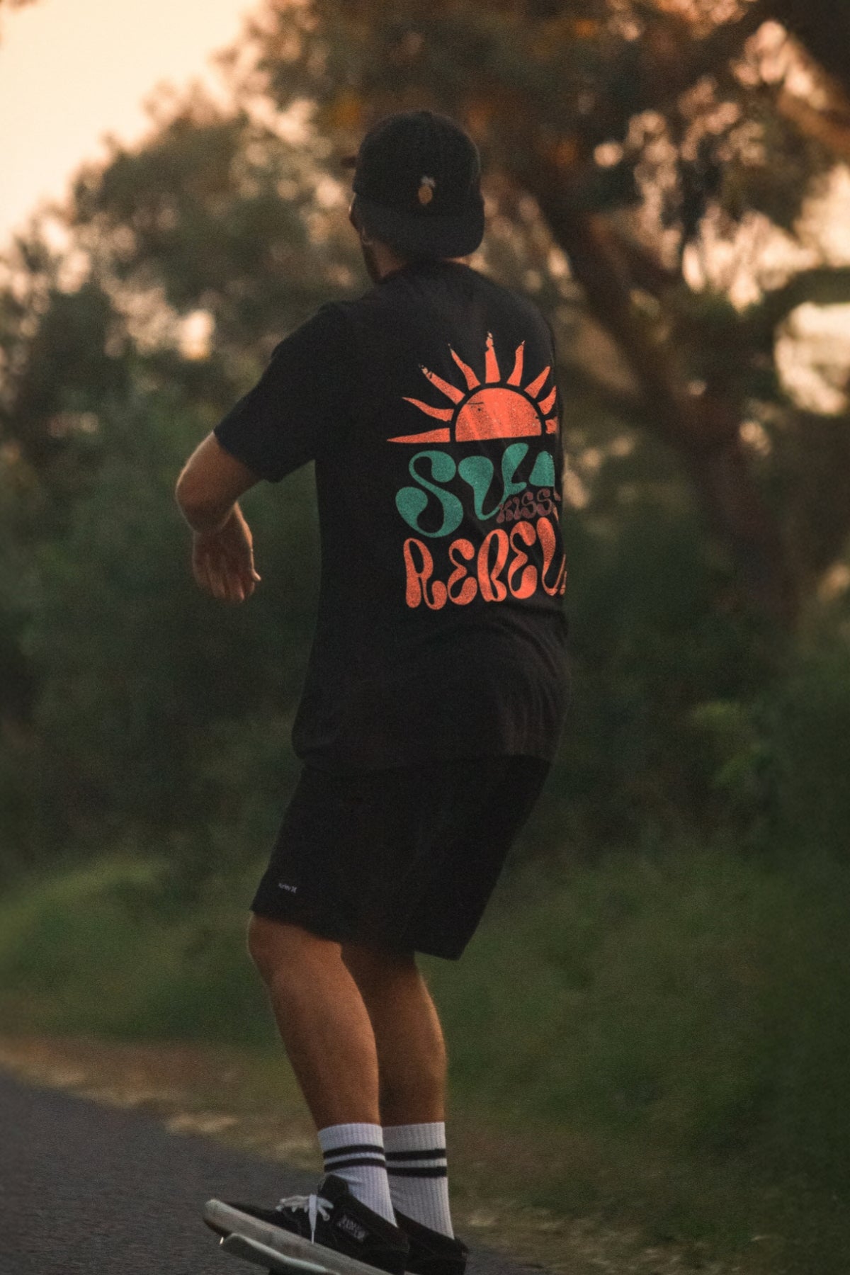 The Sunkissed Rebels Oversized T-Shirt - Black