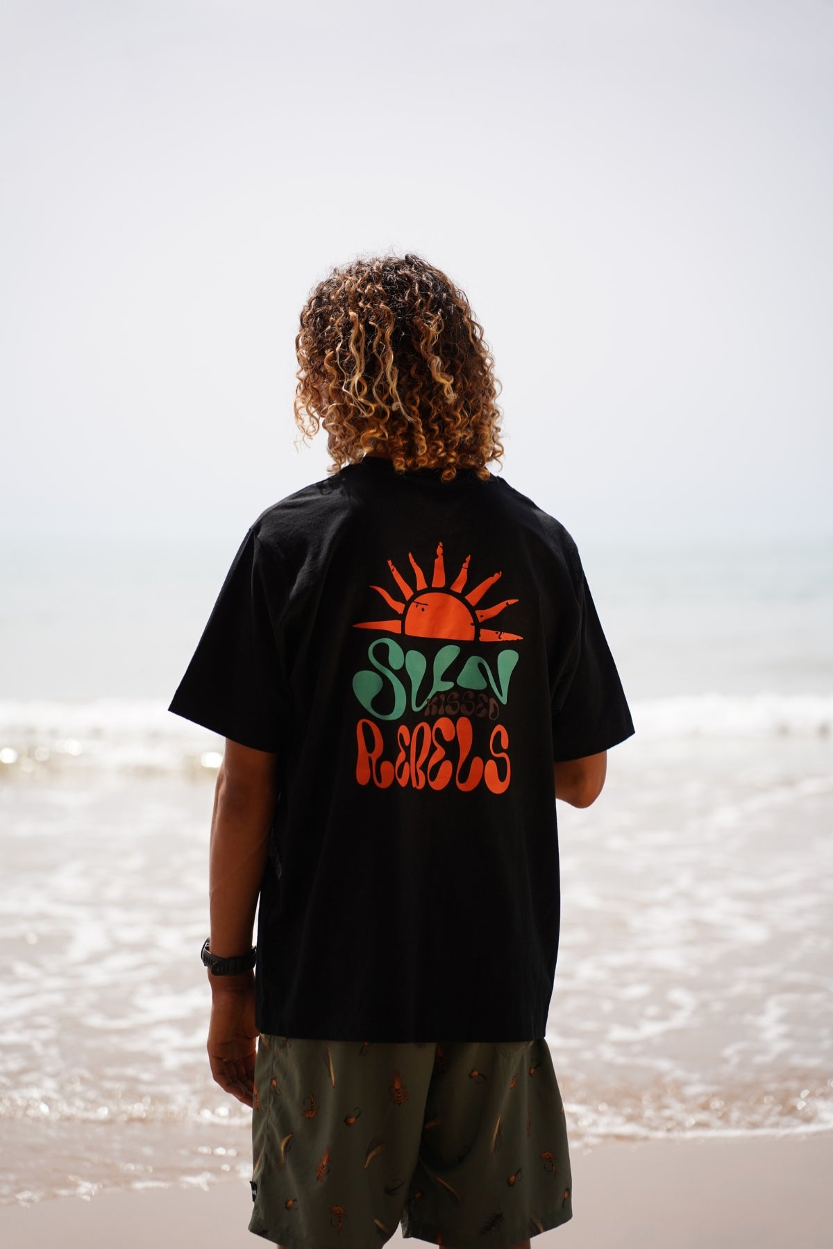 The Sunkissed Rebels Oversized T-Shirt - Black