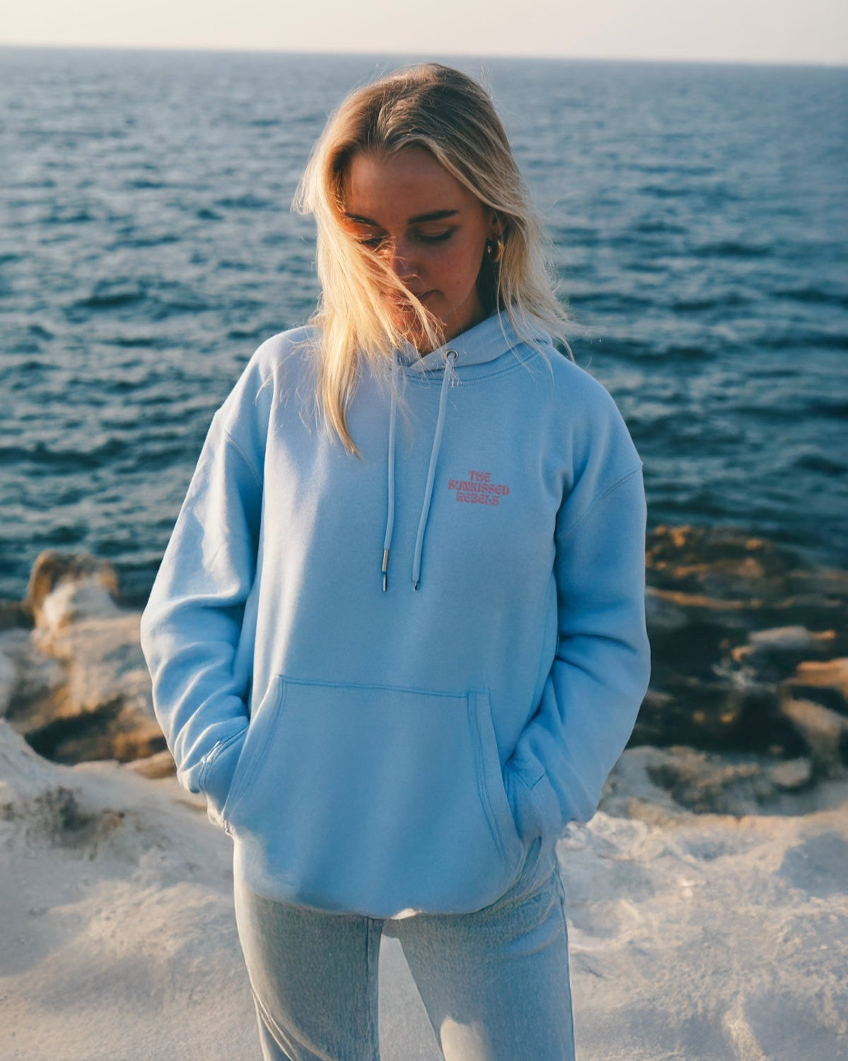 A Good Day Hoodie - Blue Sky