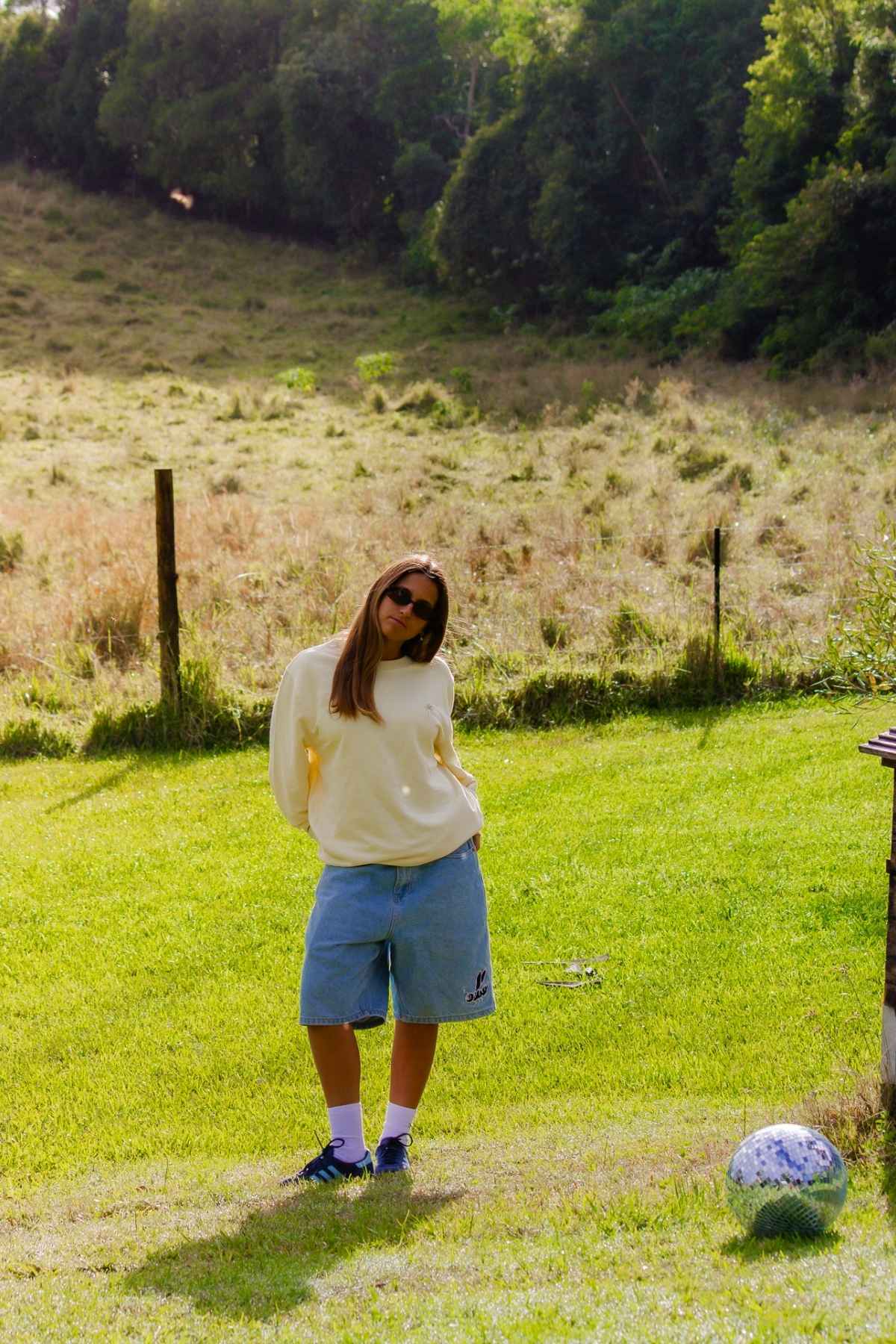 Palm Tree Sweater - Butter