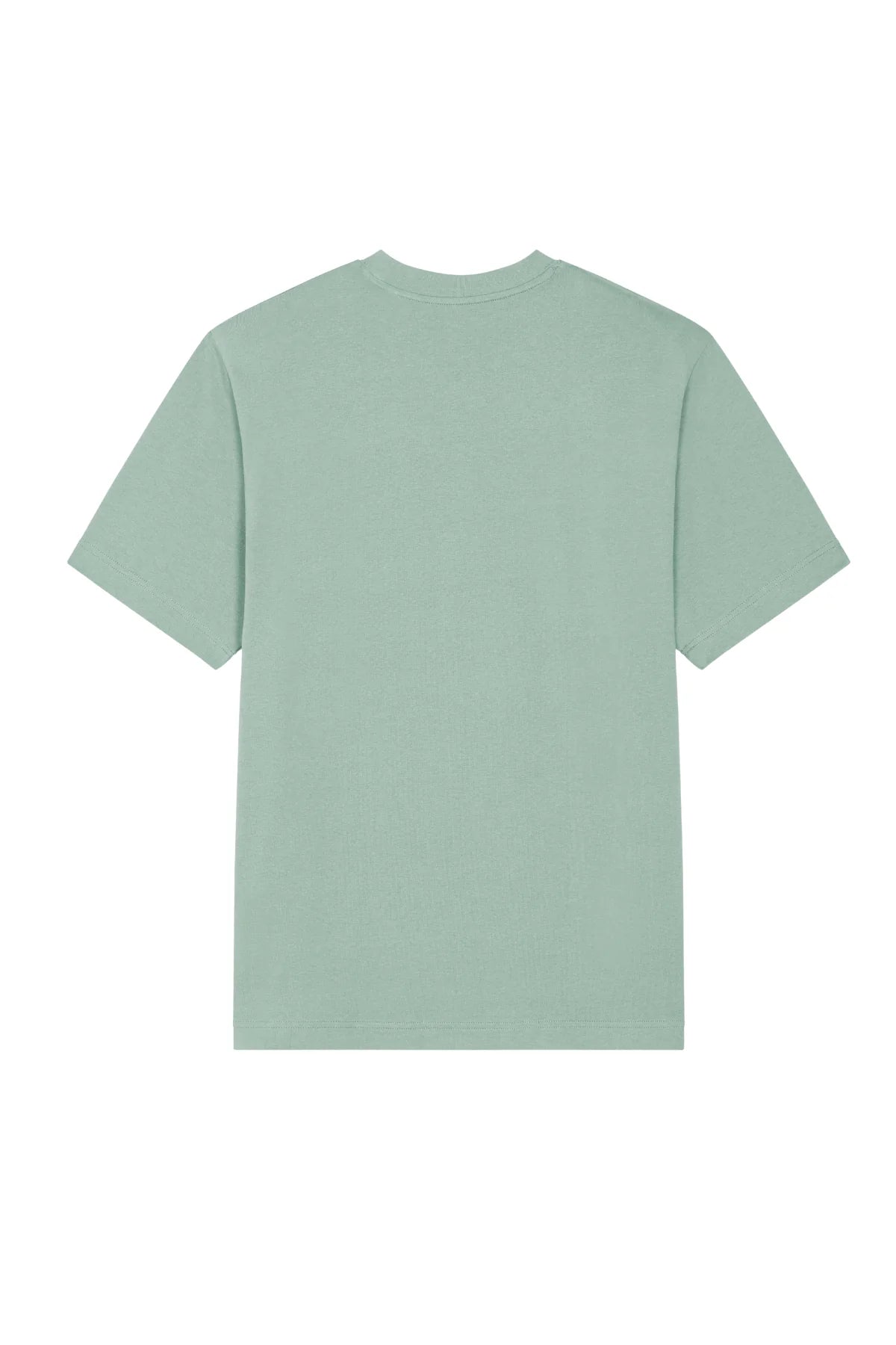 Rückansicht eines mintgrünen The Sunkissed Rebels T-Shirts – schlicht und stilvoll.