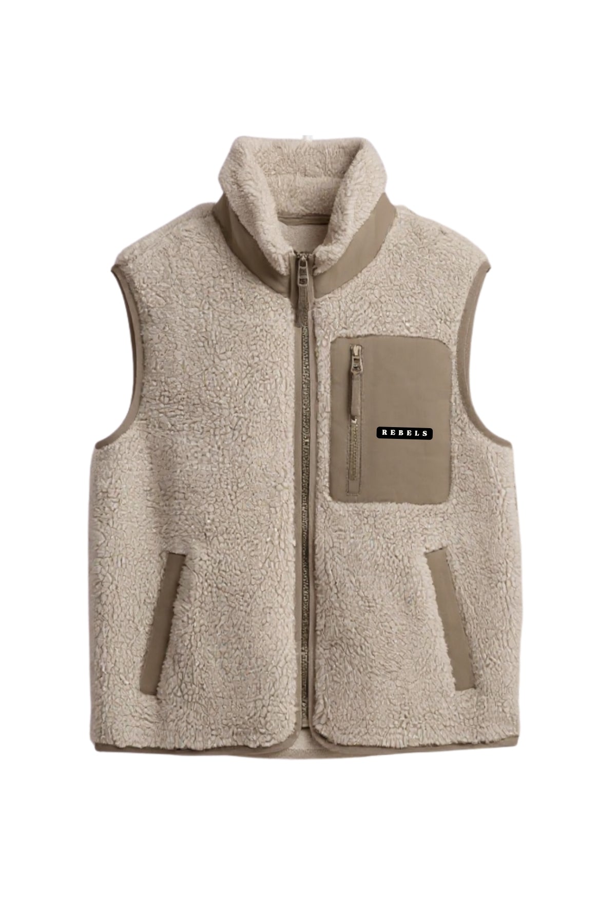 Rebels Fleece Vest - Beige