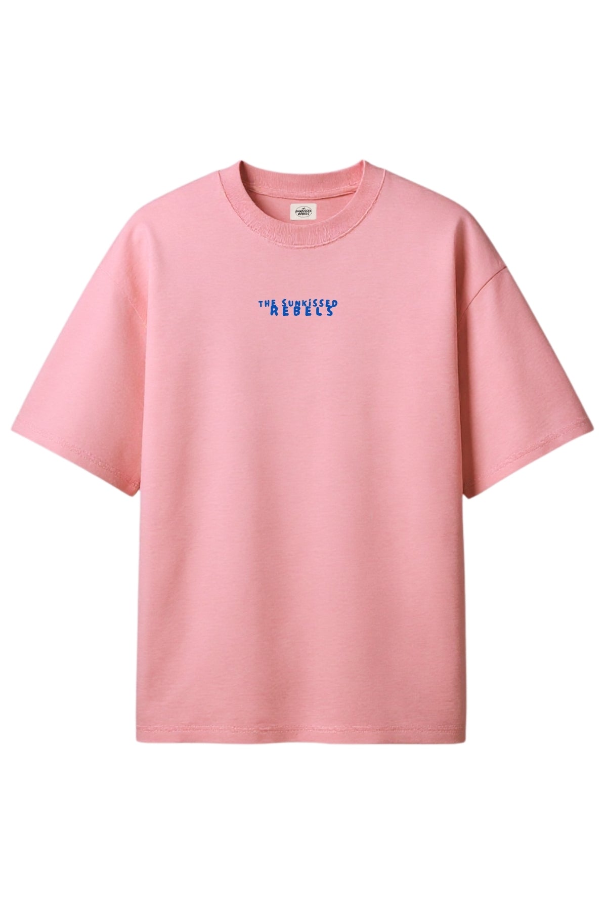 No Bullshit Whale Boxy Oversized T-Shirt - Pink Joy
