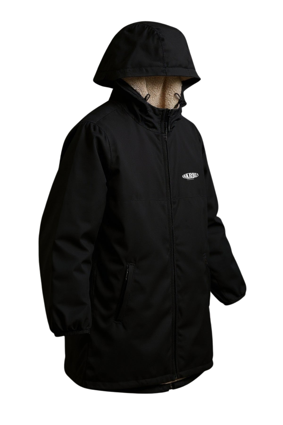 Rebels Waterproof Sherpa Jacket - Black
