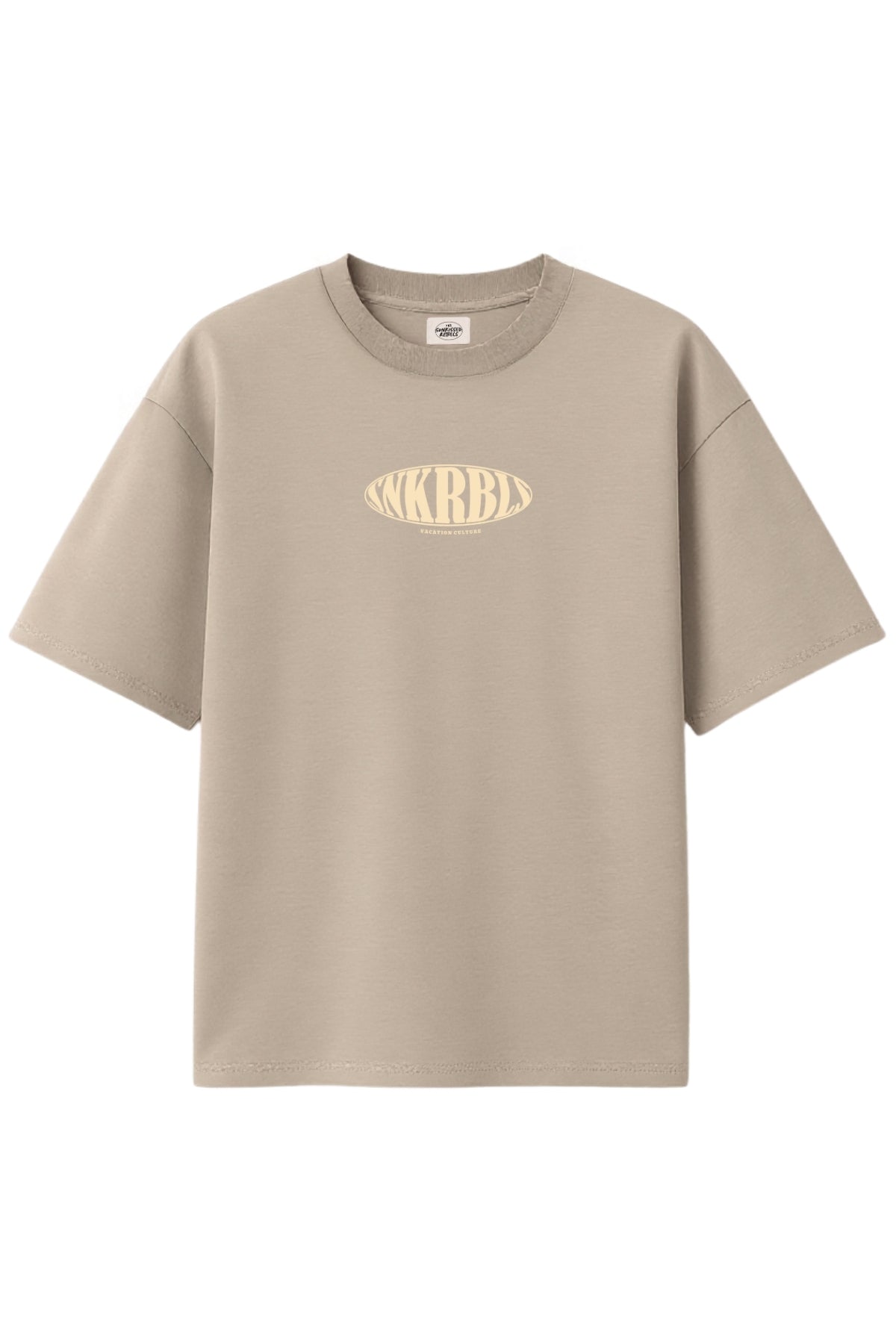 SNKRBLS Boxy Oversized T-Shirt - Stone