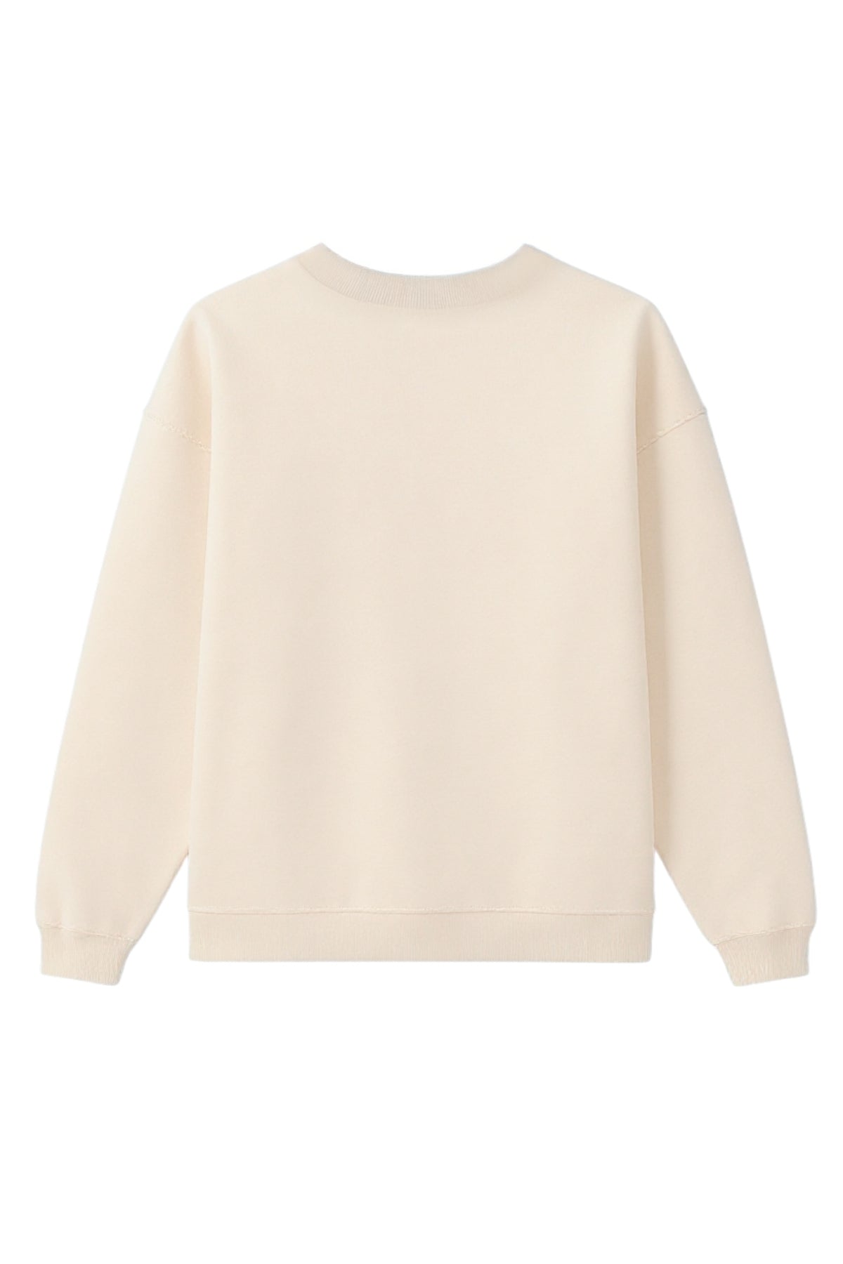 Palm Tree Oversized Sweater - Cream