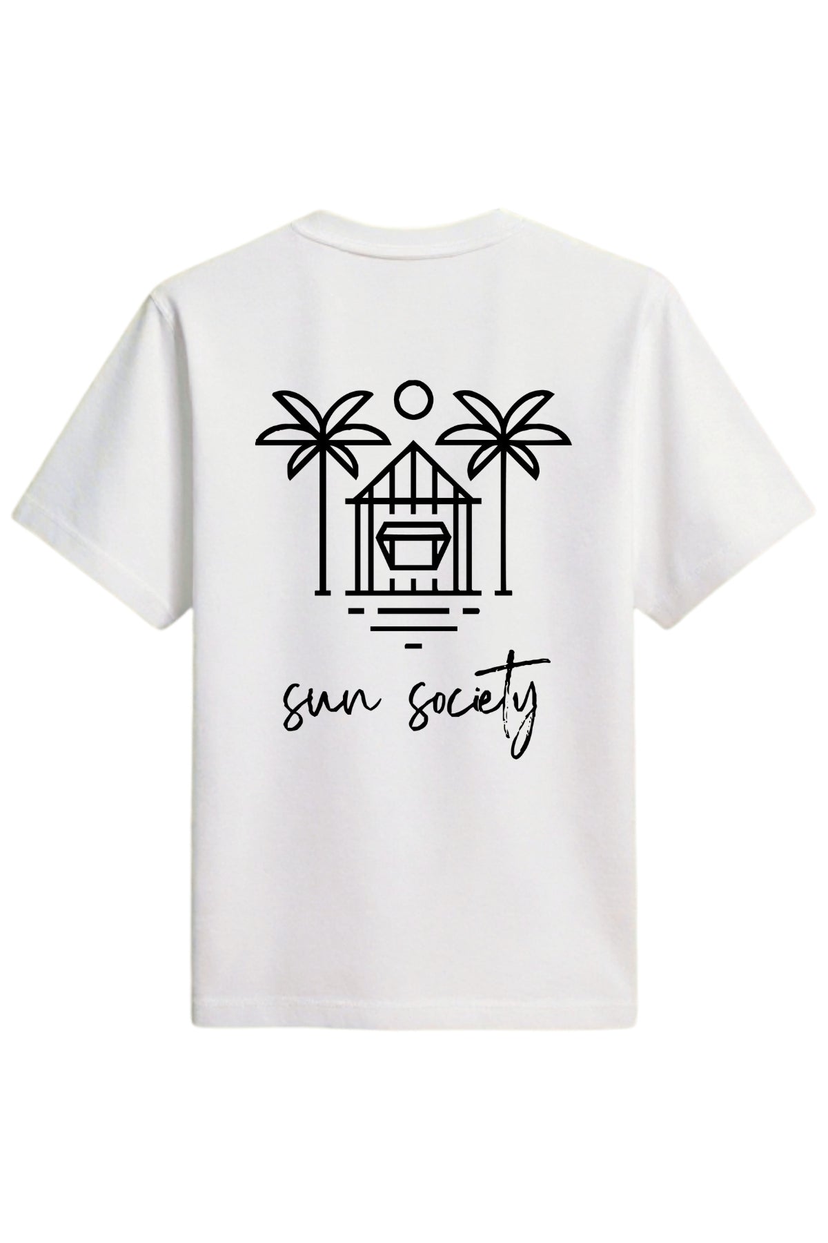 Sun Society Oversized T-Shirt - White