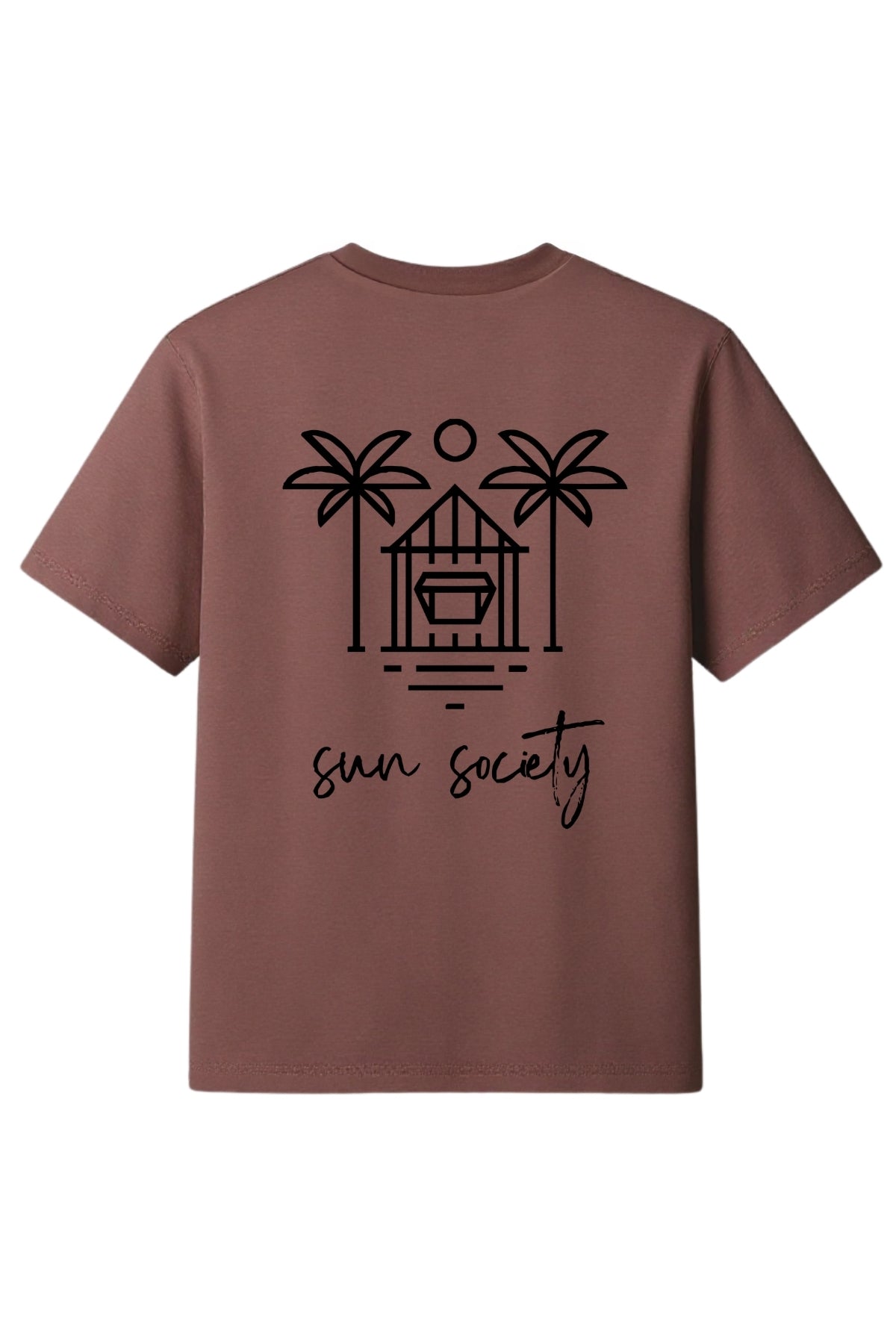 Sun Society Oversized T-Shirt - Acai