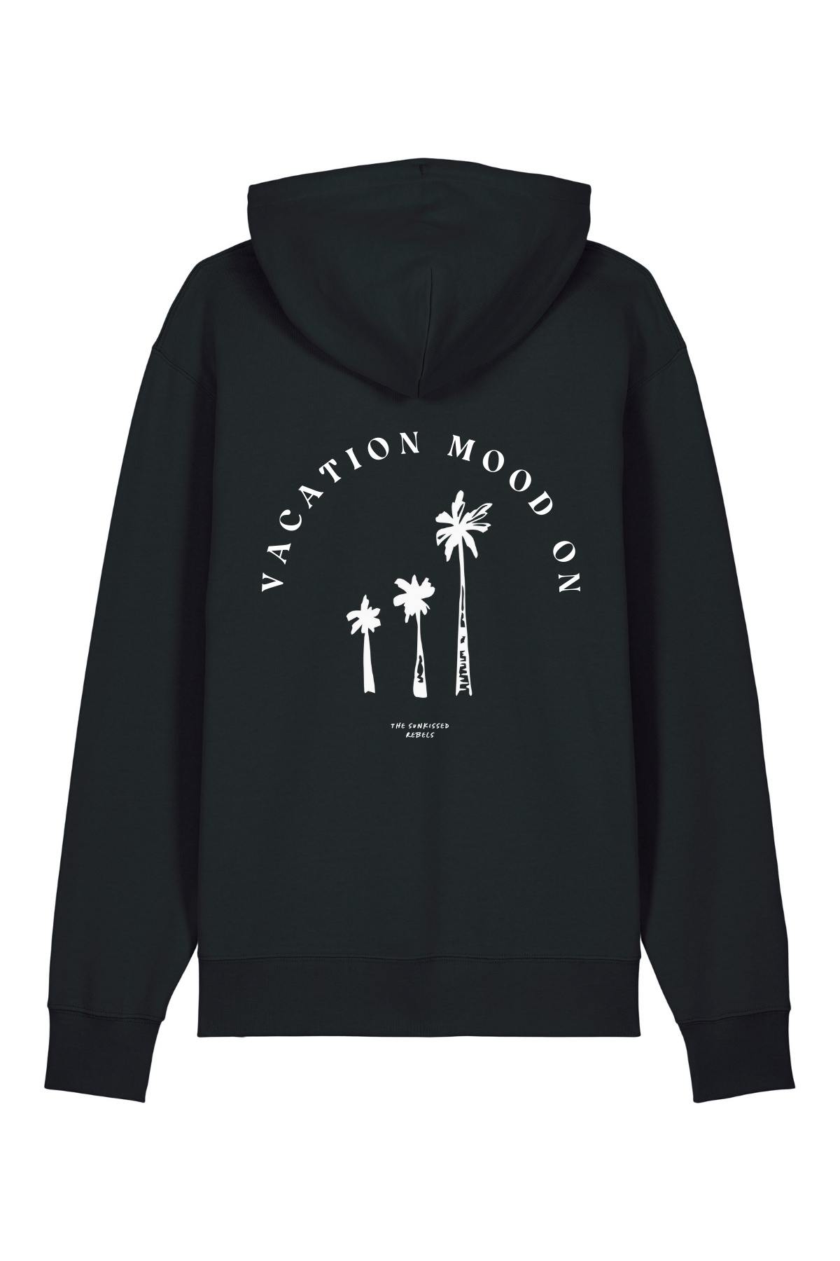 Vacation Mood On Hoodie - Black