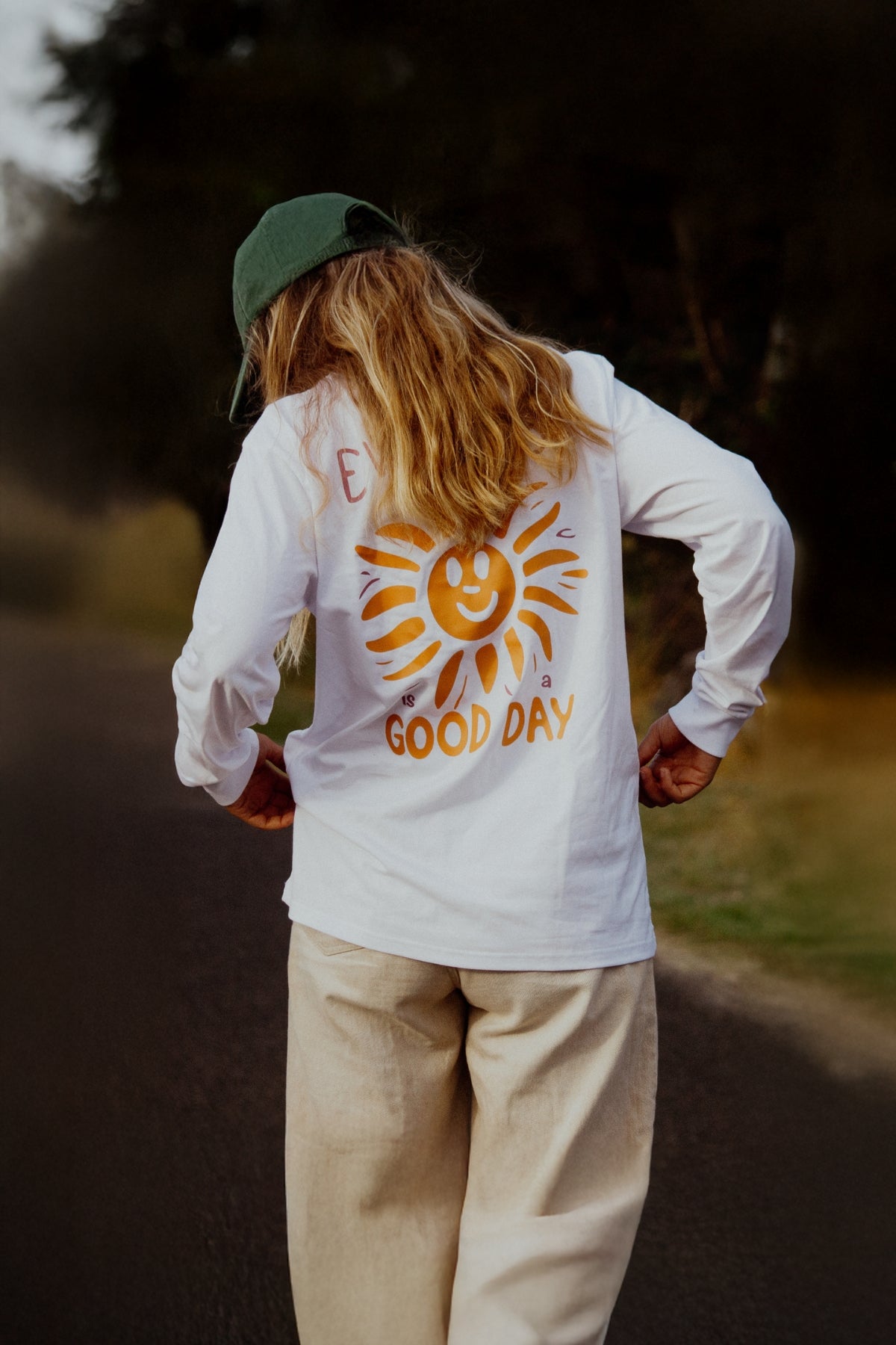 Everyday Good Day Longsleeve - White