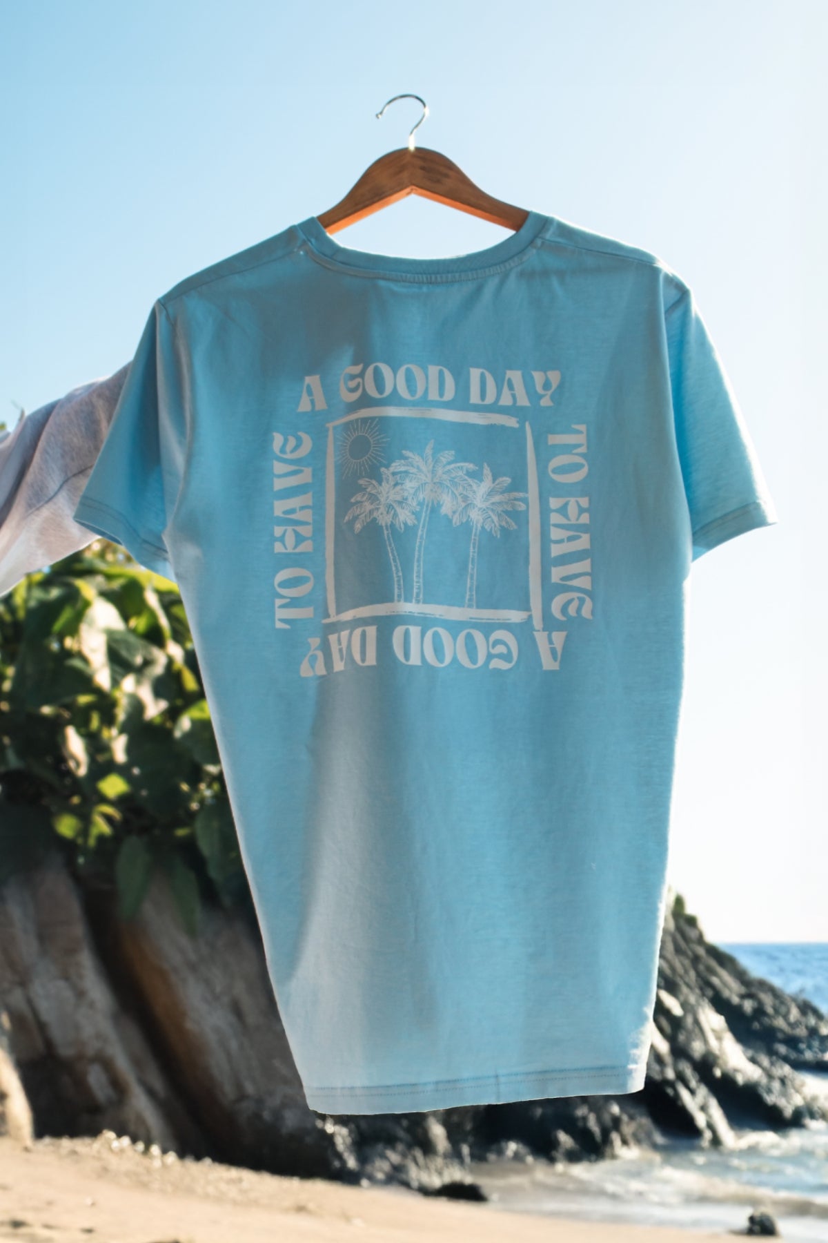 A Good Day T-Shirt - Blue Sky