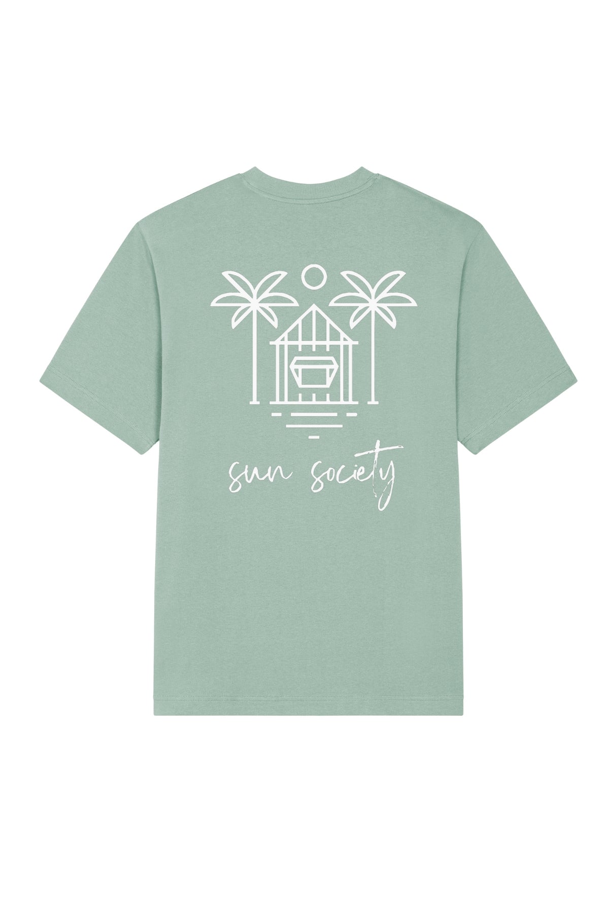 Sun Society Oversized T-Shirt - Aloe