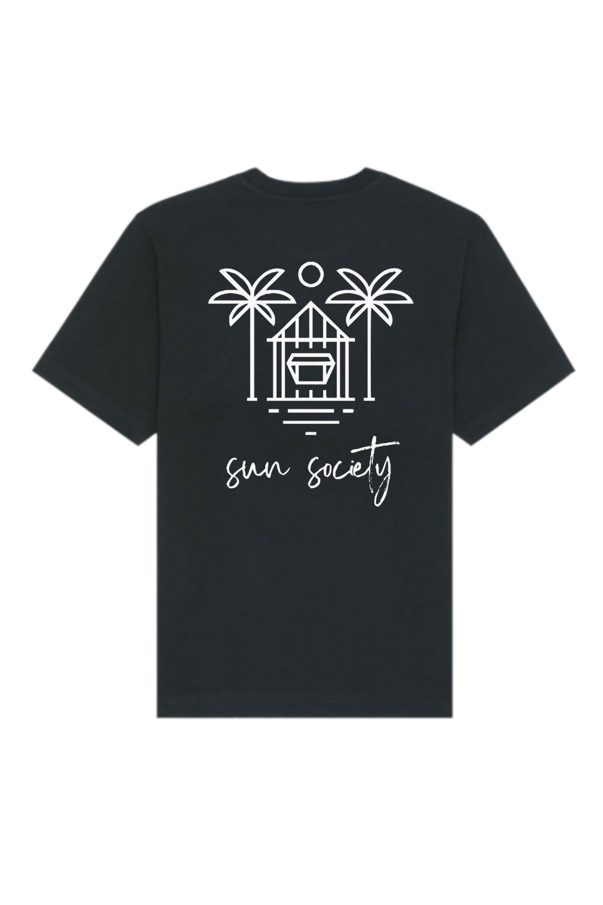 Sun Society Oversized T-Shirt - Black