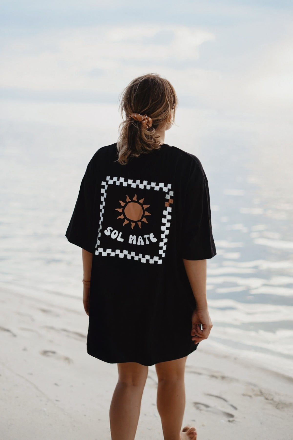 Sol Mate Oversized T-Shirt - Black