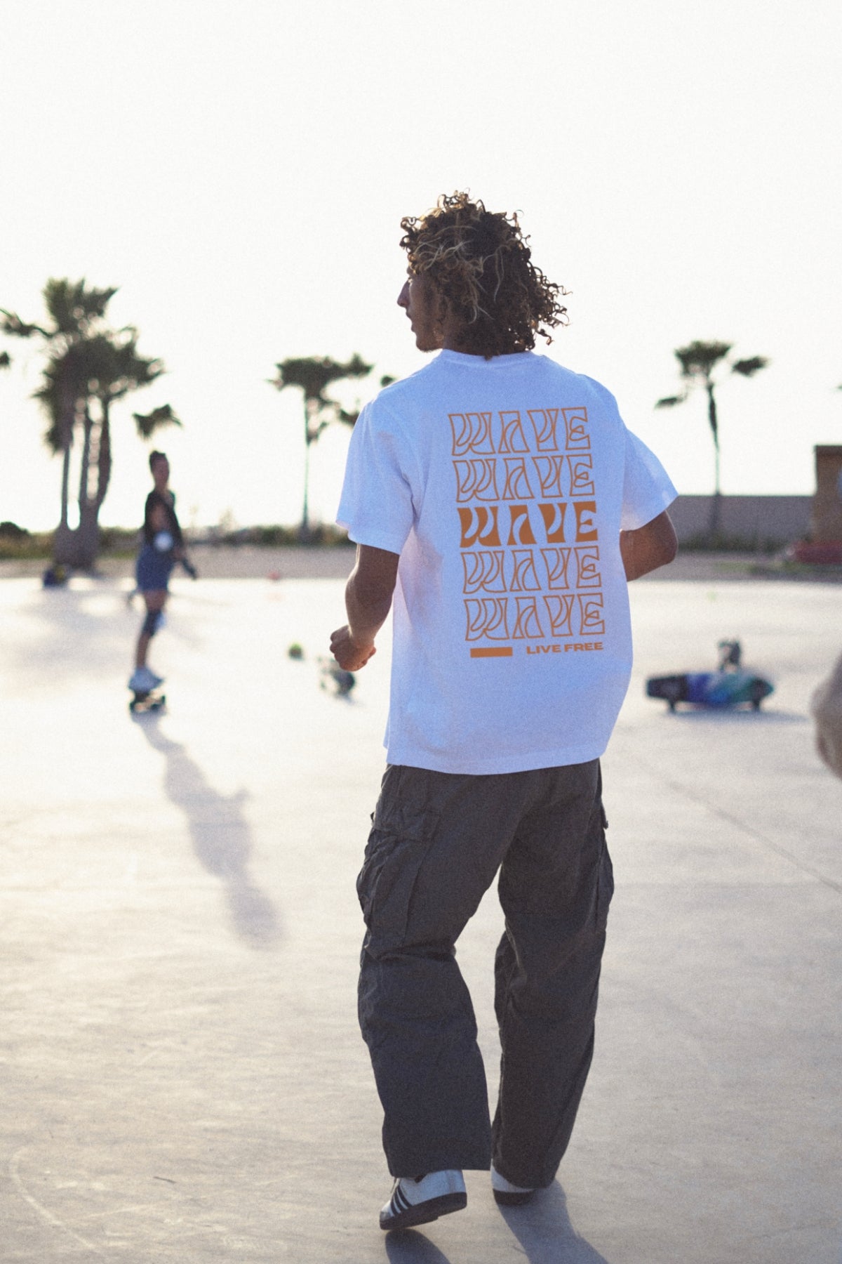 Live Free Oversized T-Shirt - White