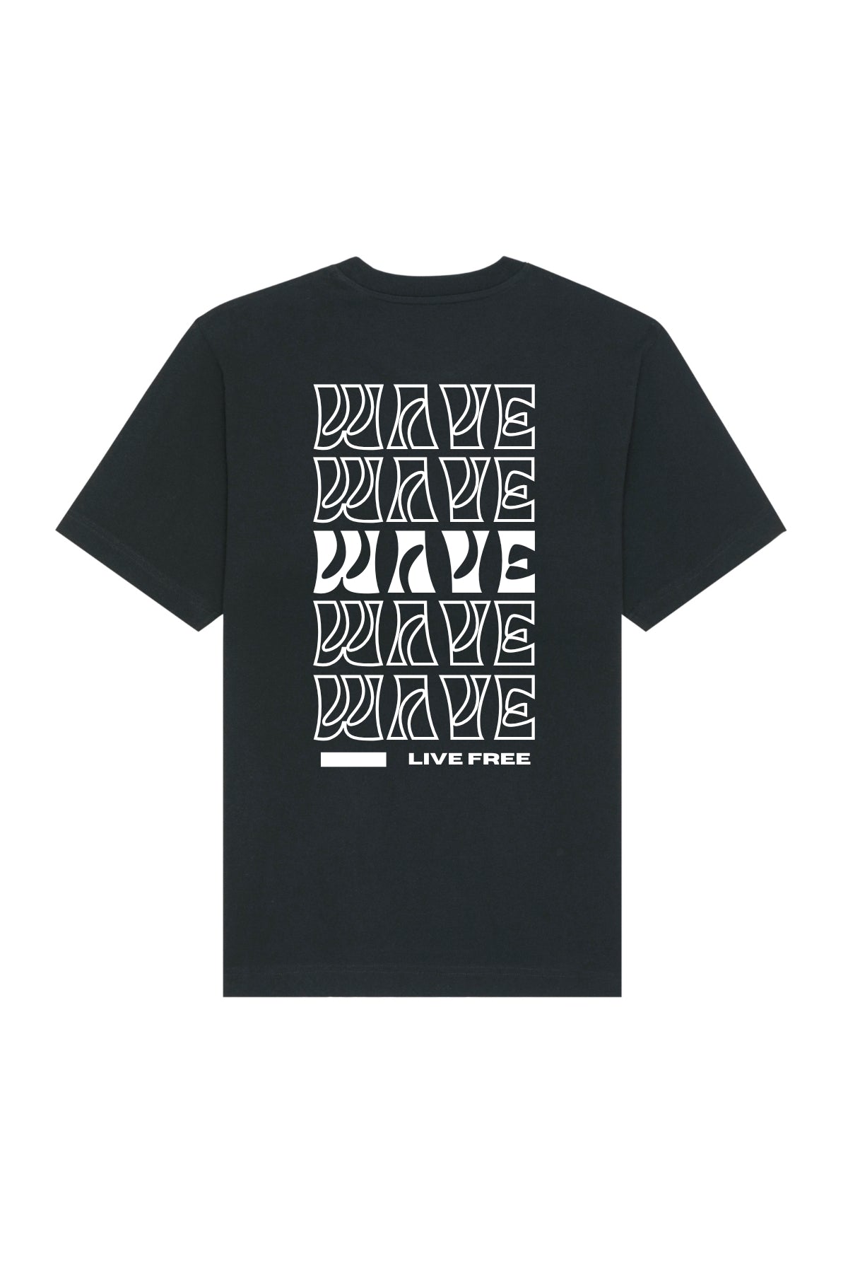 Live Free Oversized T-Shirt - Black