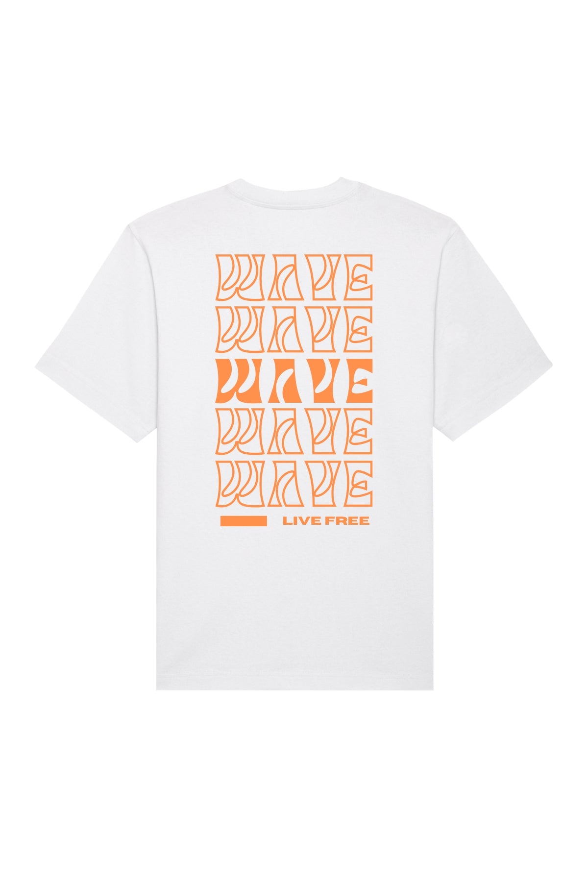 Live Free Oversized T-Shirt - White